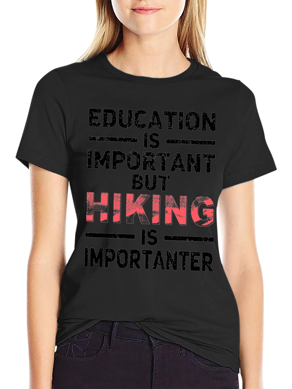 Hiking Is Importanter Graphic Tee