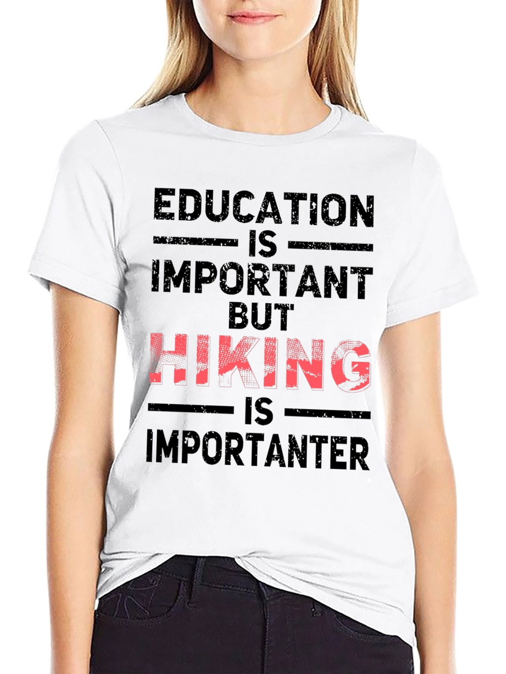Hiking Is Importanter Graphic Tee