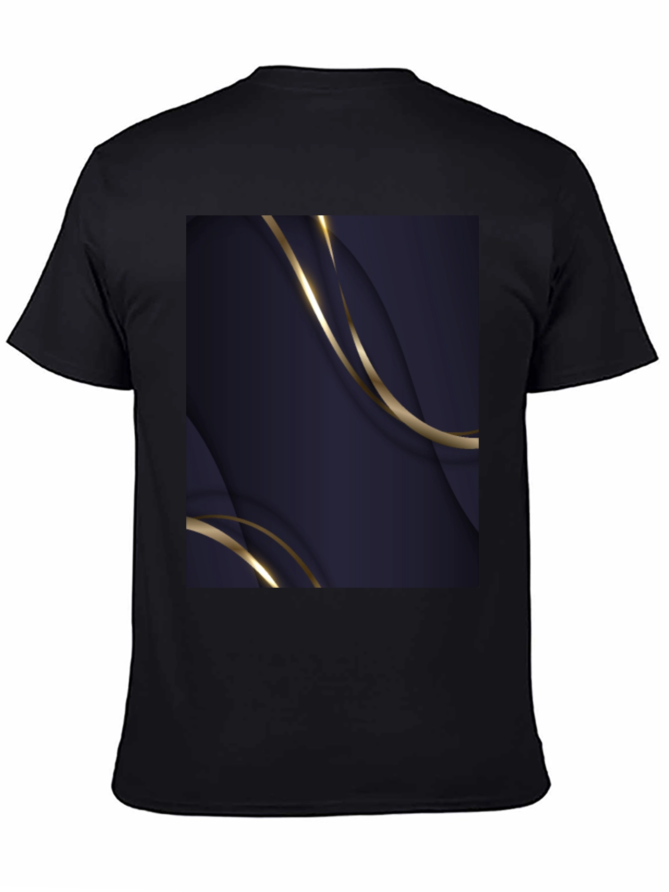 Abstract Design Black T-Shirt