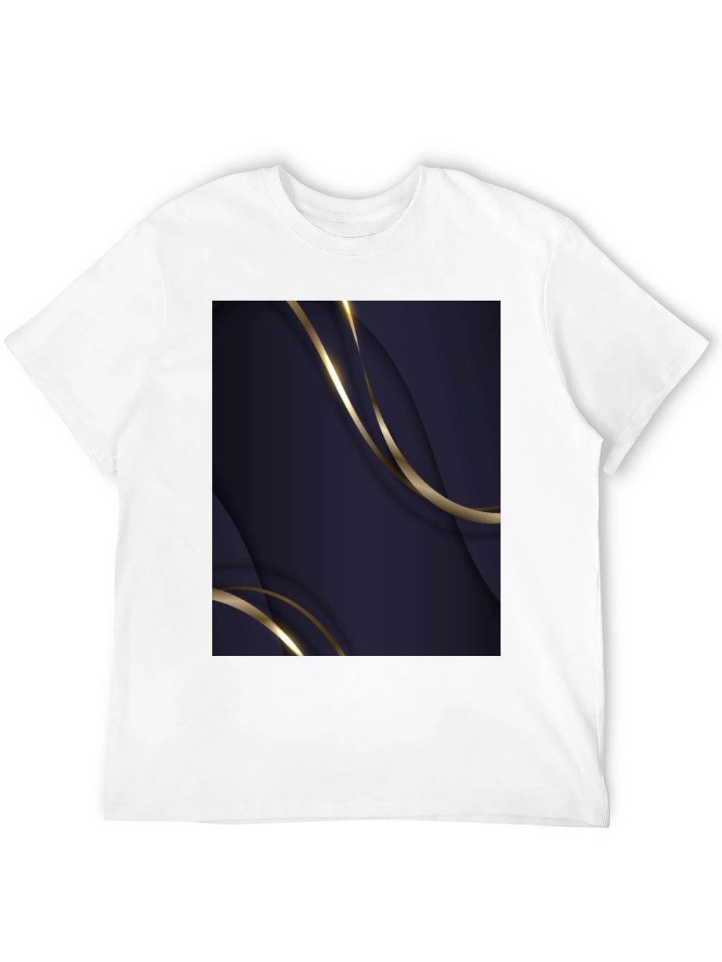 Abstract Design Black T-Shirt