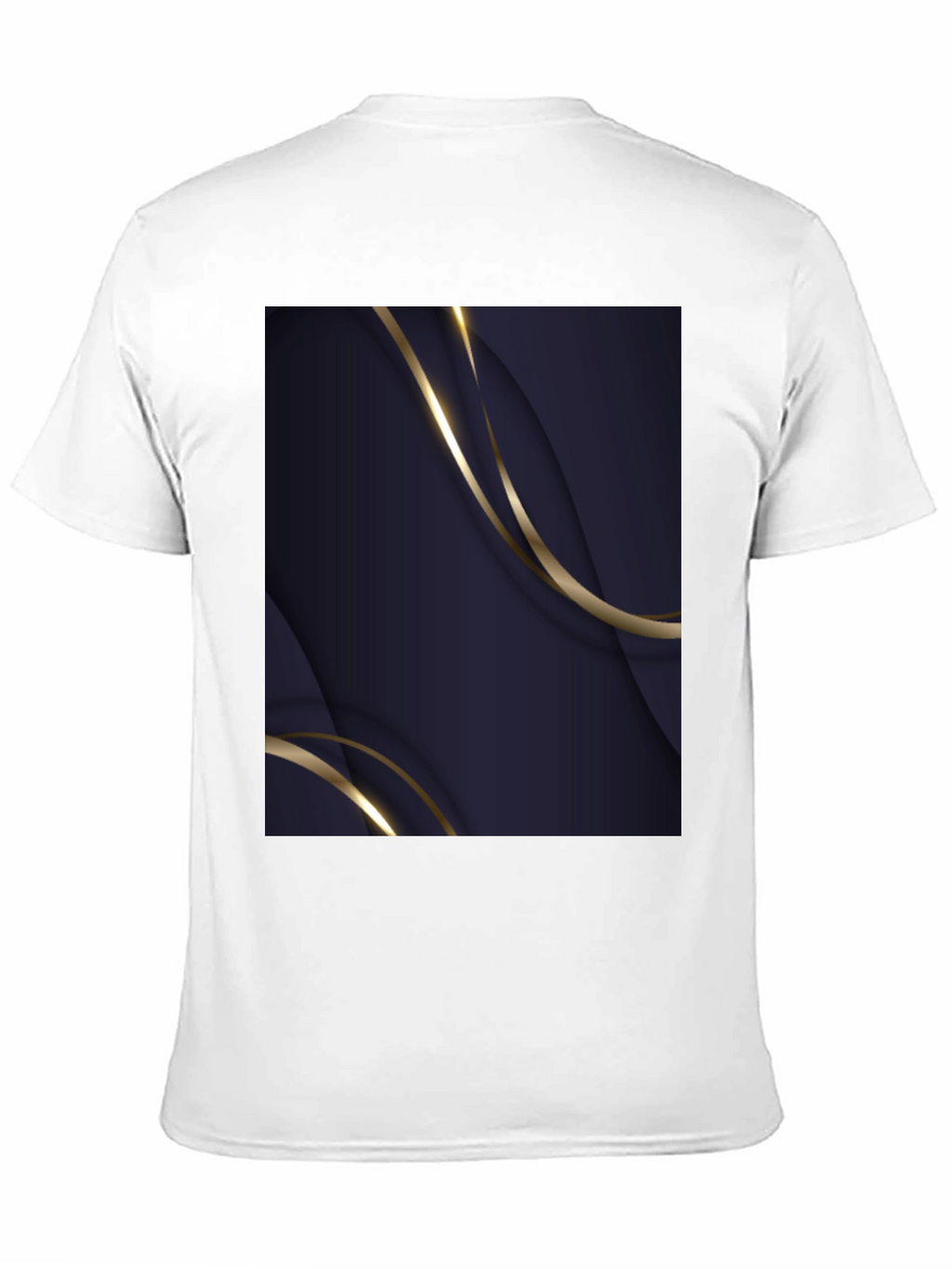 Abstract Design Black T-Shirt