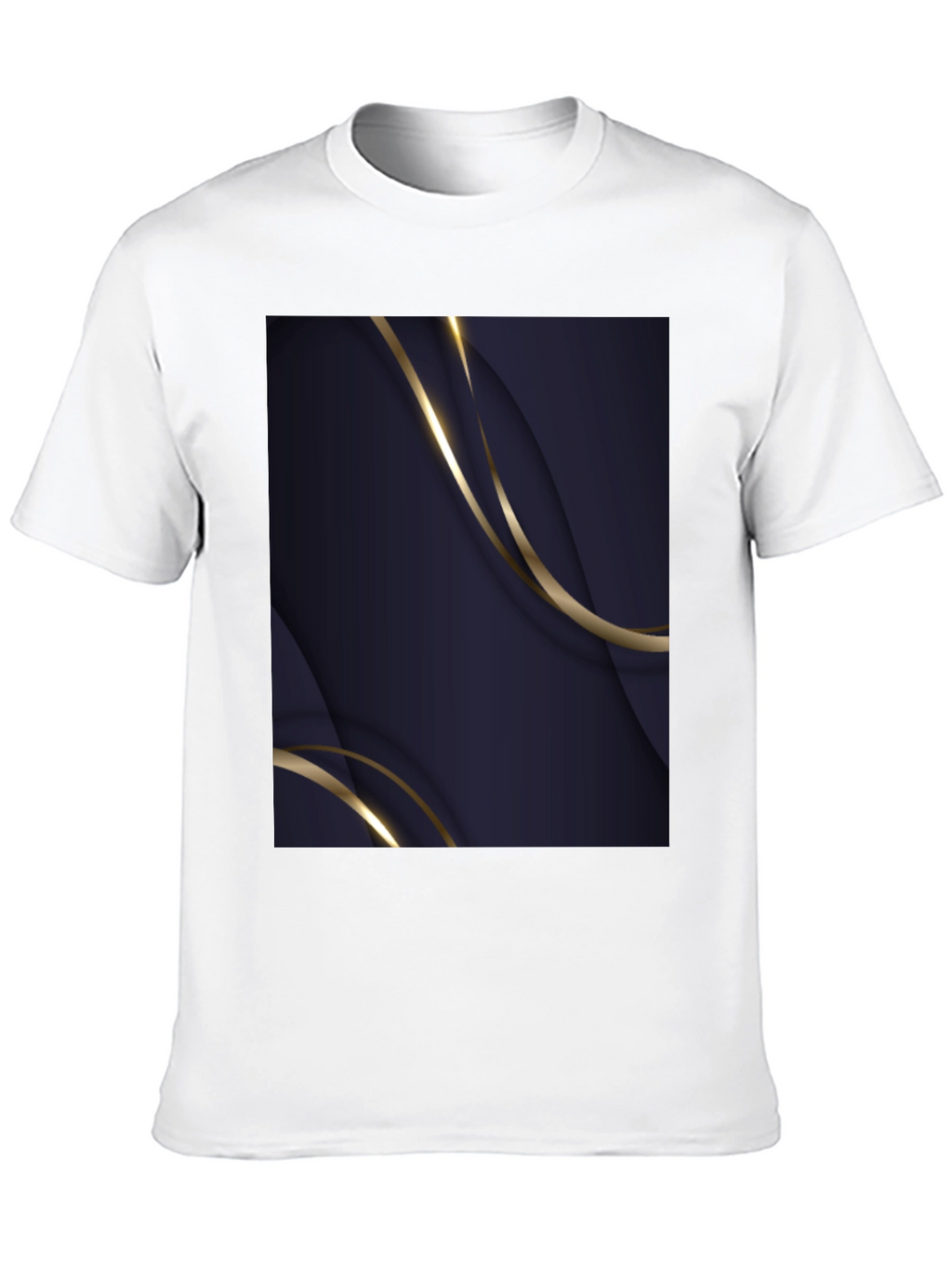 Abstract Design Black T-Shirt