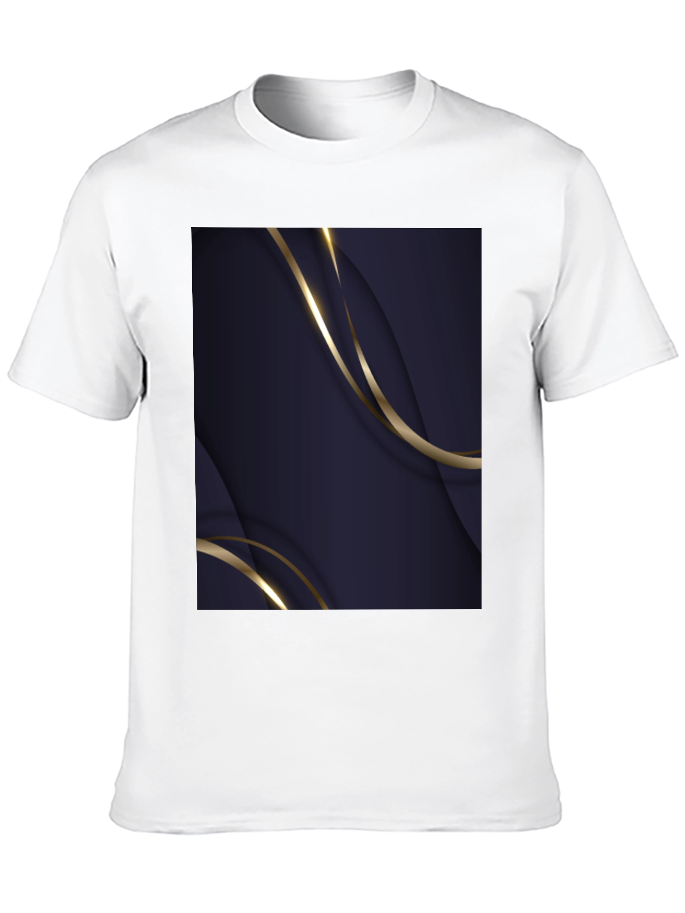 Abstract Design Black T-Shirt
