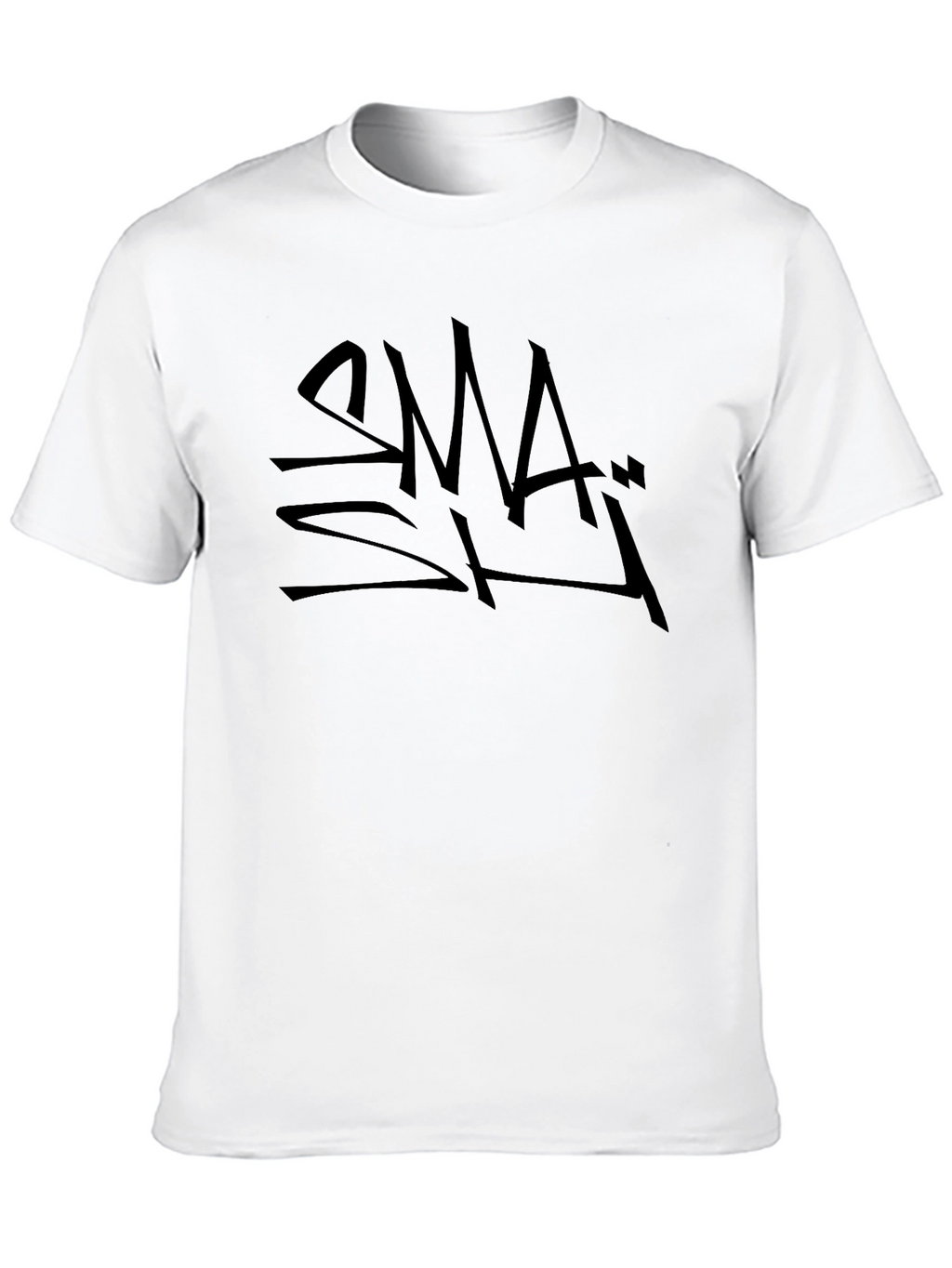 SMASH Black Graphic Tee - Street Style
