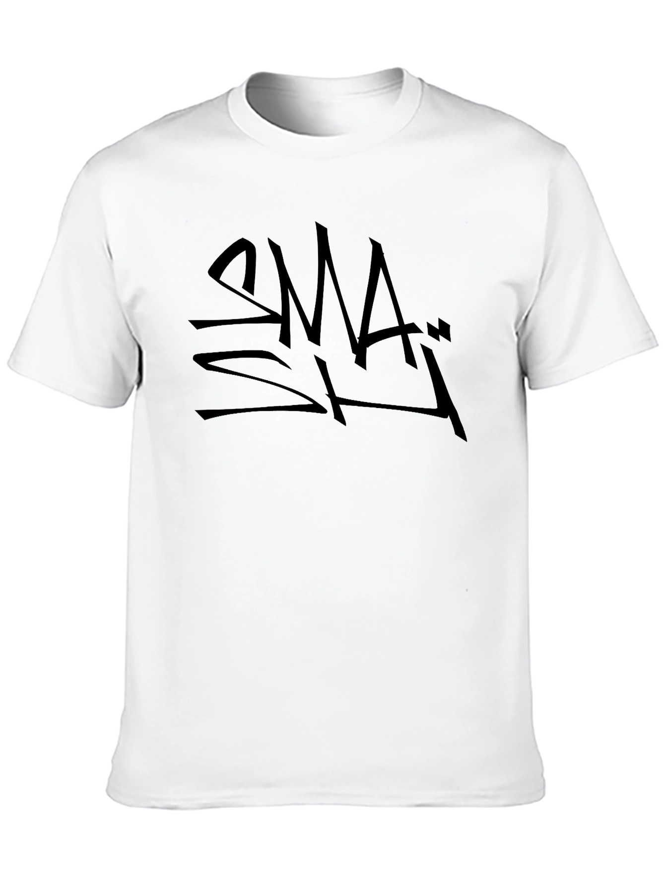 SMASH Black Graphic Tee - Street Style