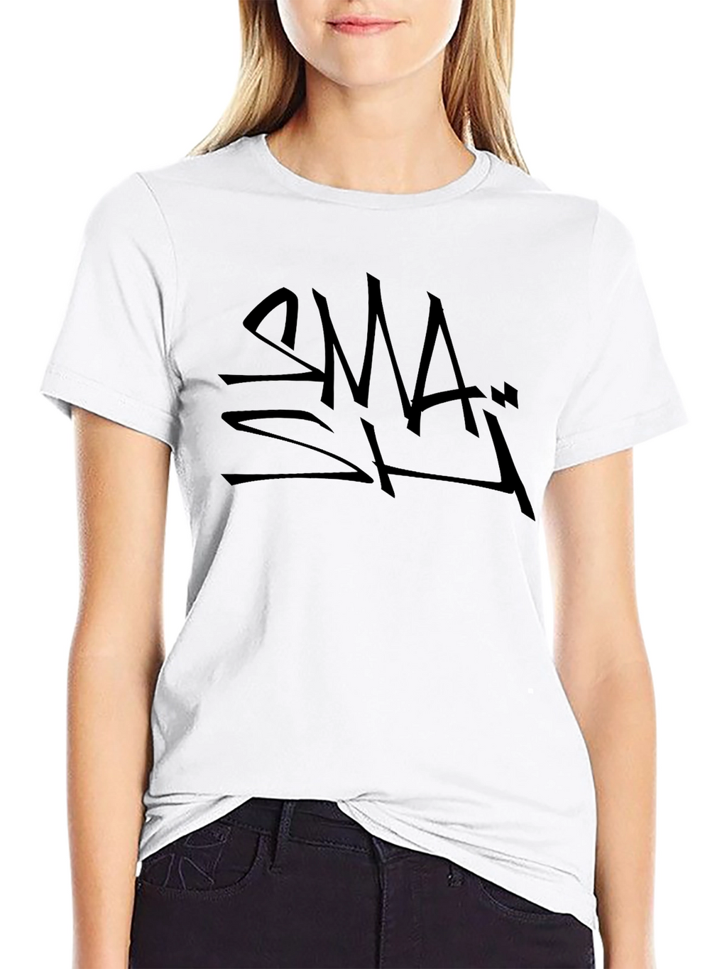SMASH Black Graphic Tee - Street Style