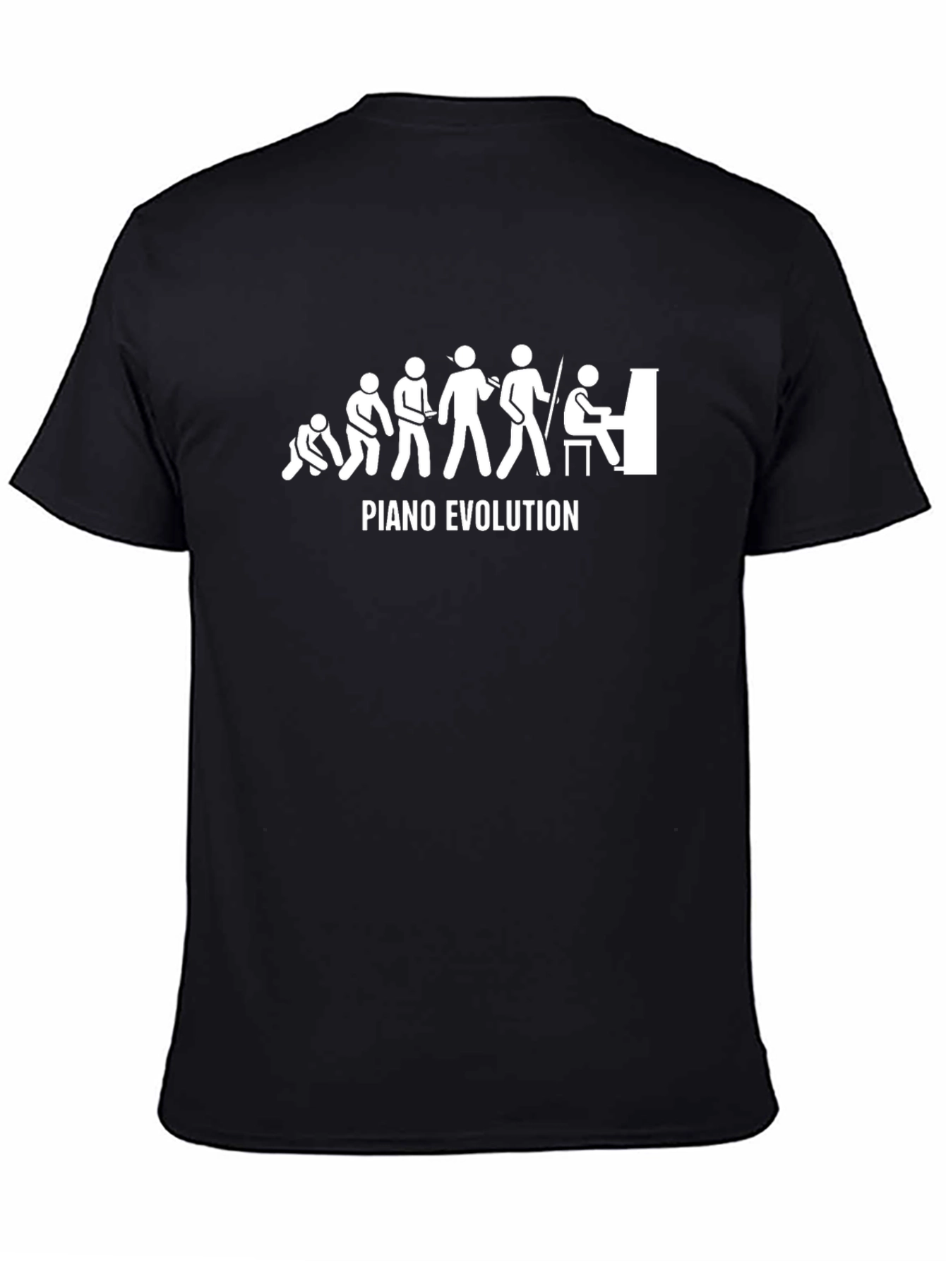 Piano Evolution T-Shirt - Funny Musician Tee