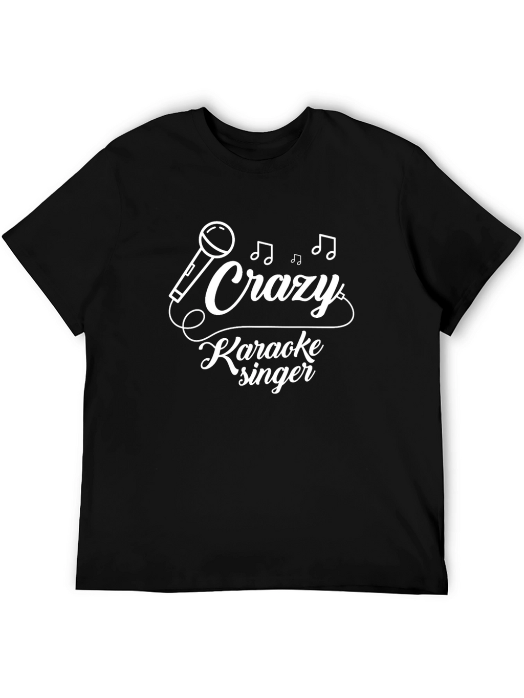 Crazy Karaoke Singer Graphic Tee