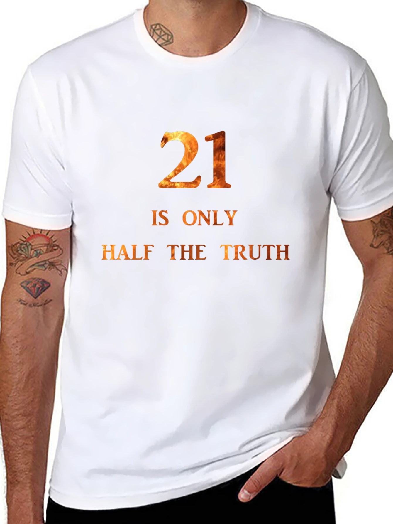 Fiery 21 Half The Truth Graphic Tee