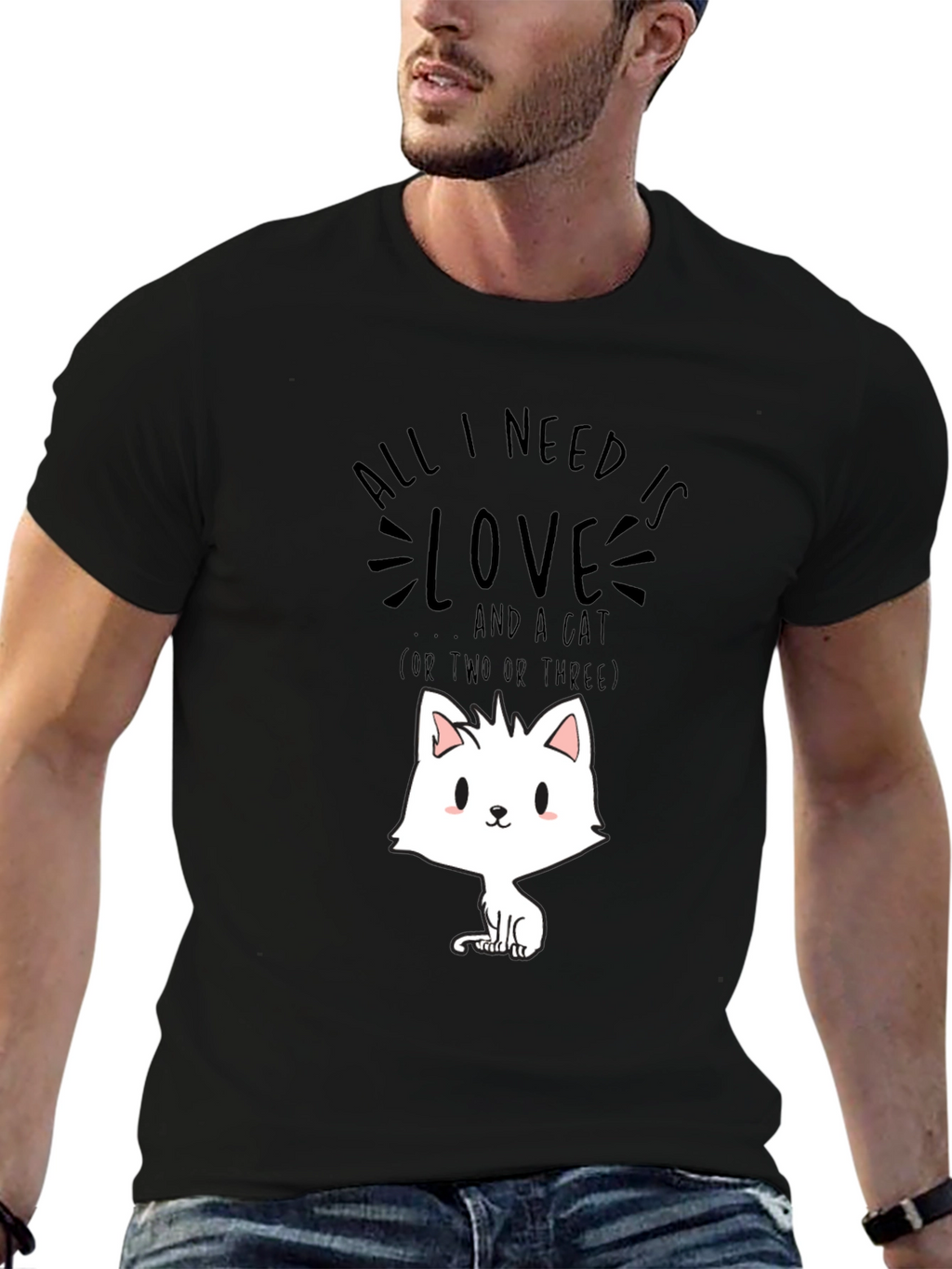 All I Need Is Love And A Cat T-Shirt