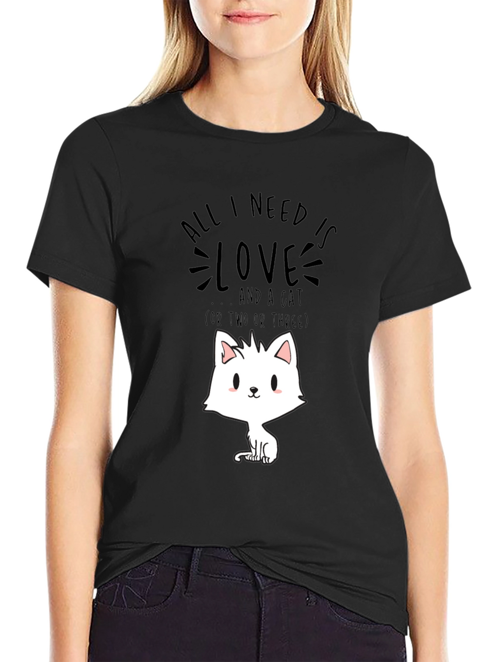 All I Need Is Love And A Cat T-Shirt