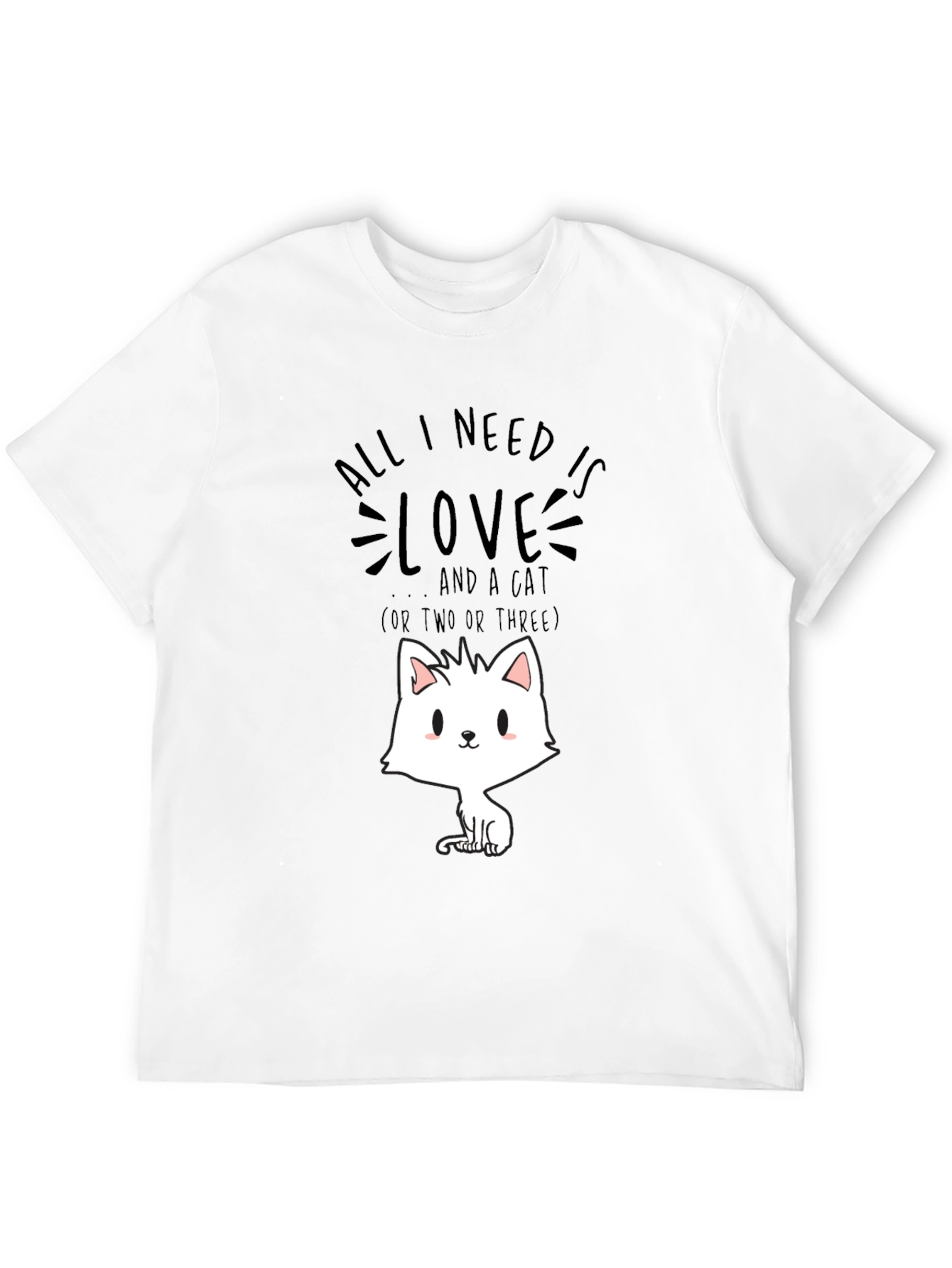 All I Need Is Love And A Cat T-Shirt