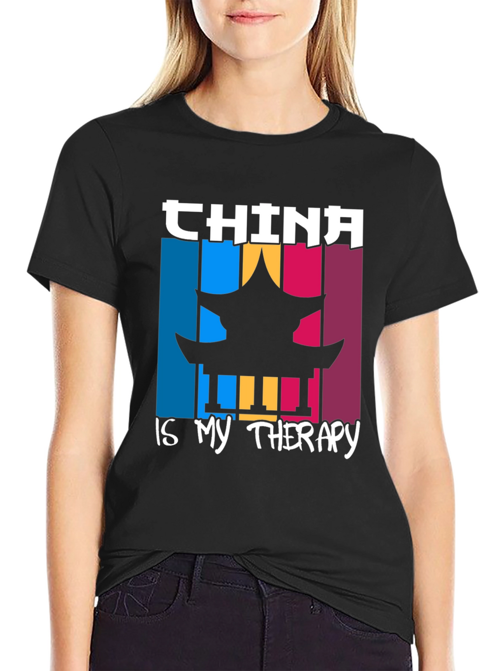 China is My Therapy Graphic T-Shirt