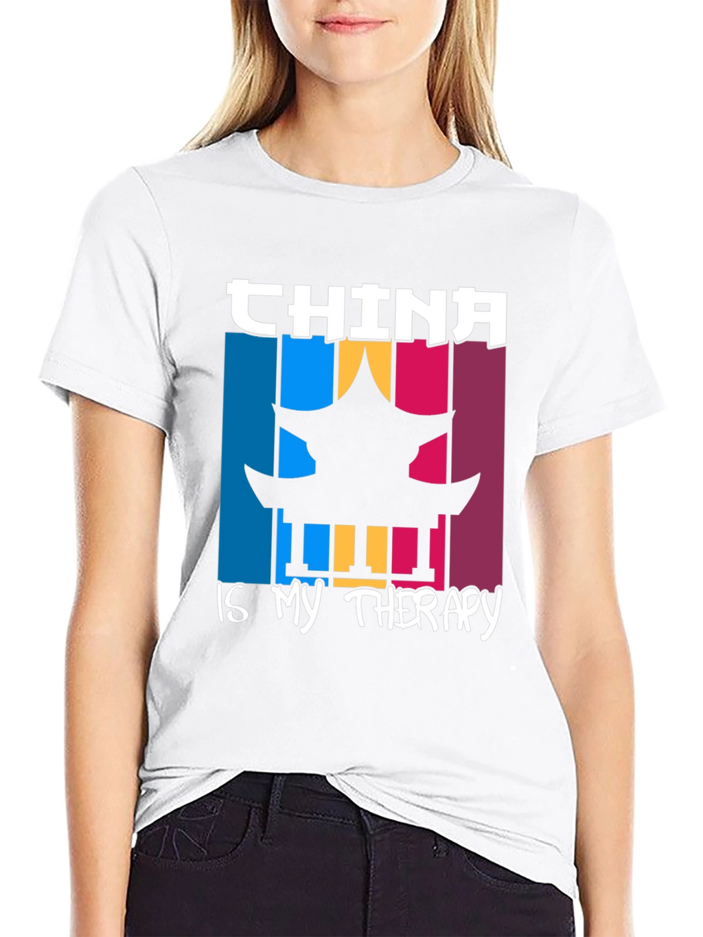 China is My Therapy Graphic T-Shirt