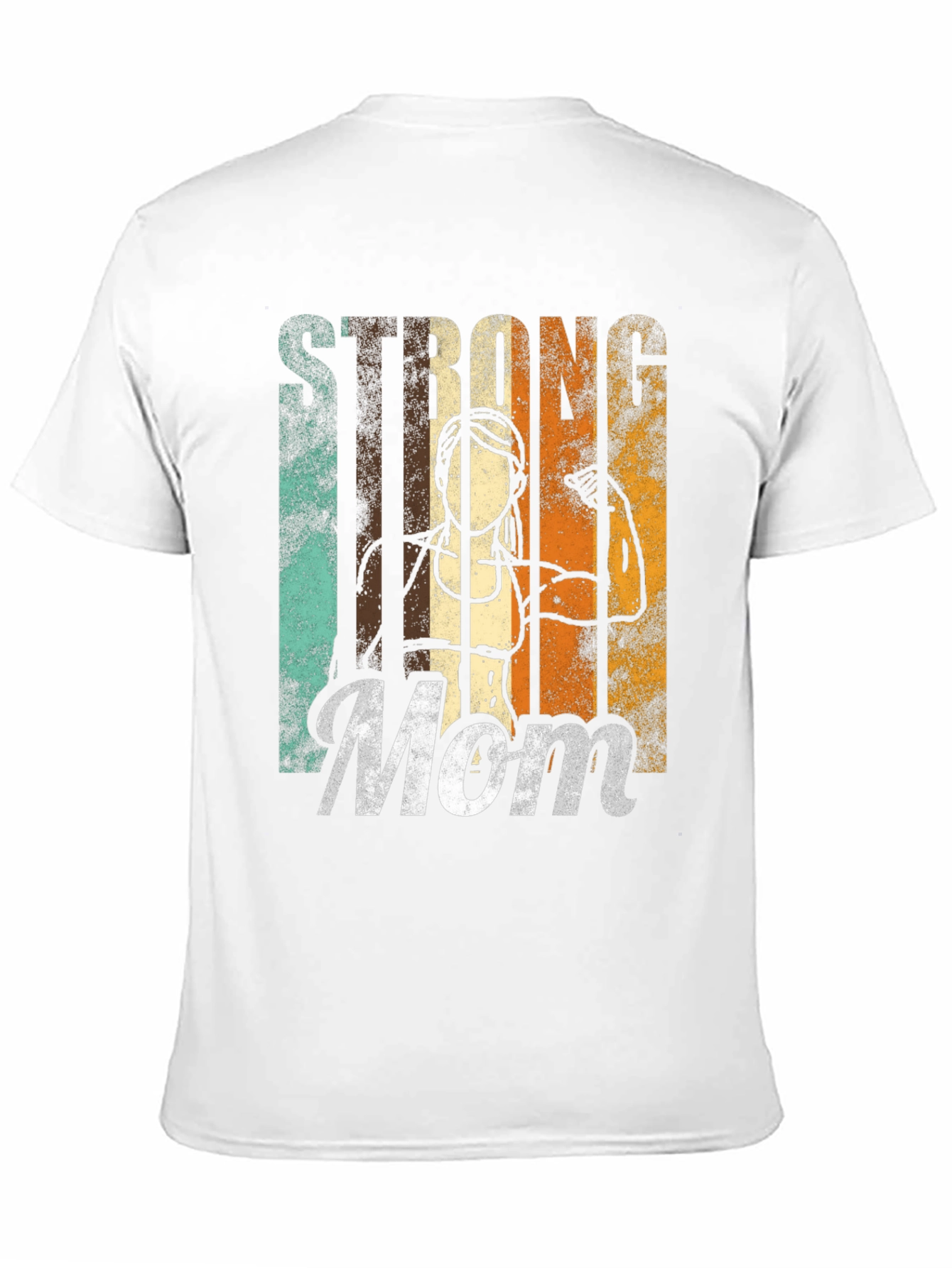 Strong Mom Graphic T-Shirt - Fitness Inspired