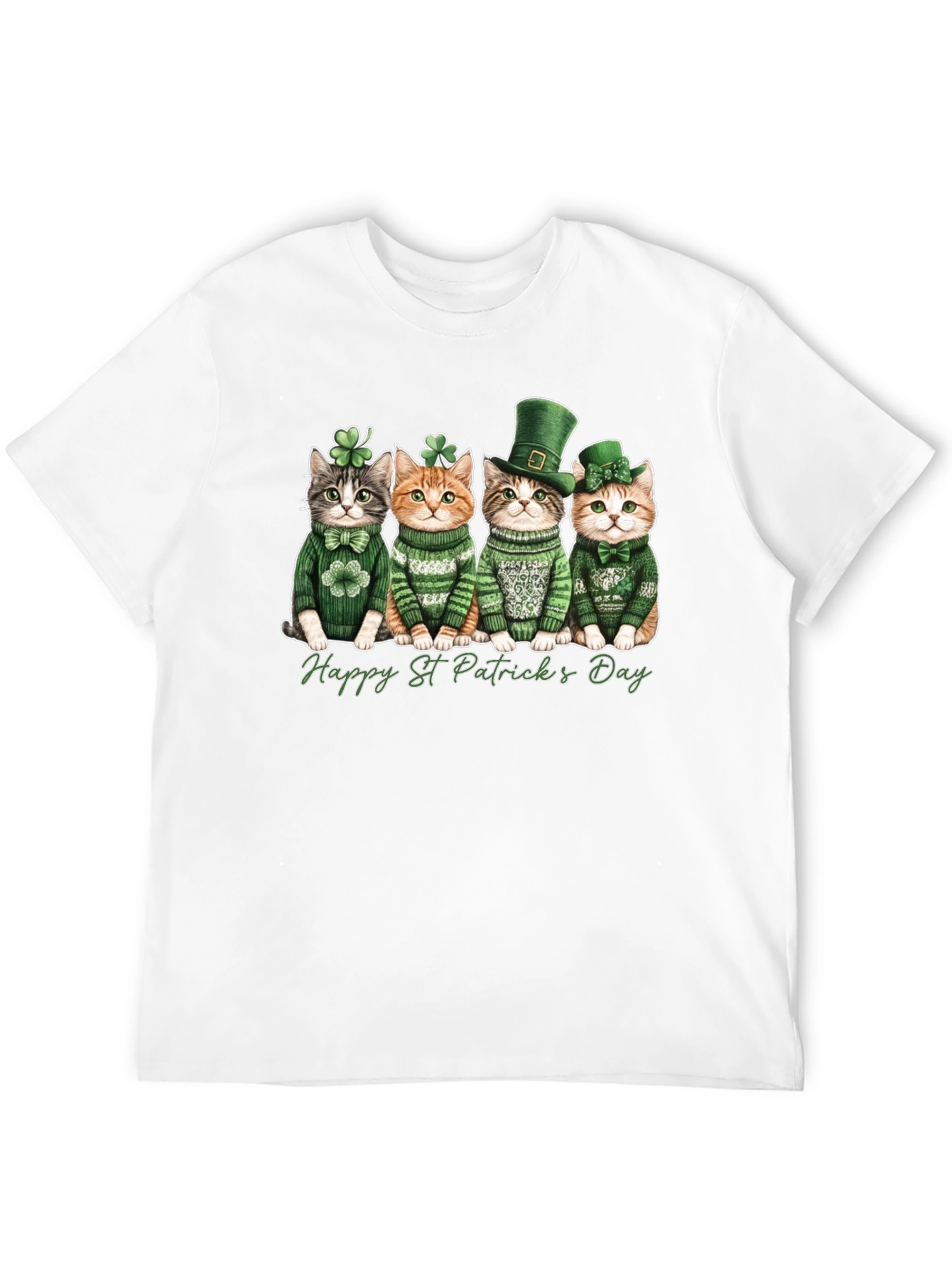 St. Patricks Day Cats T-Shirt
