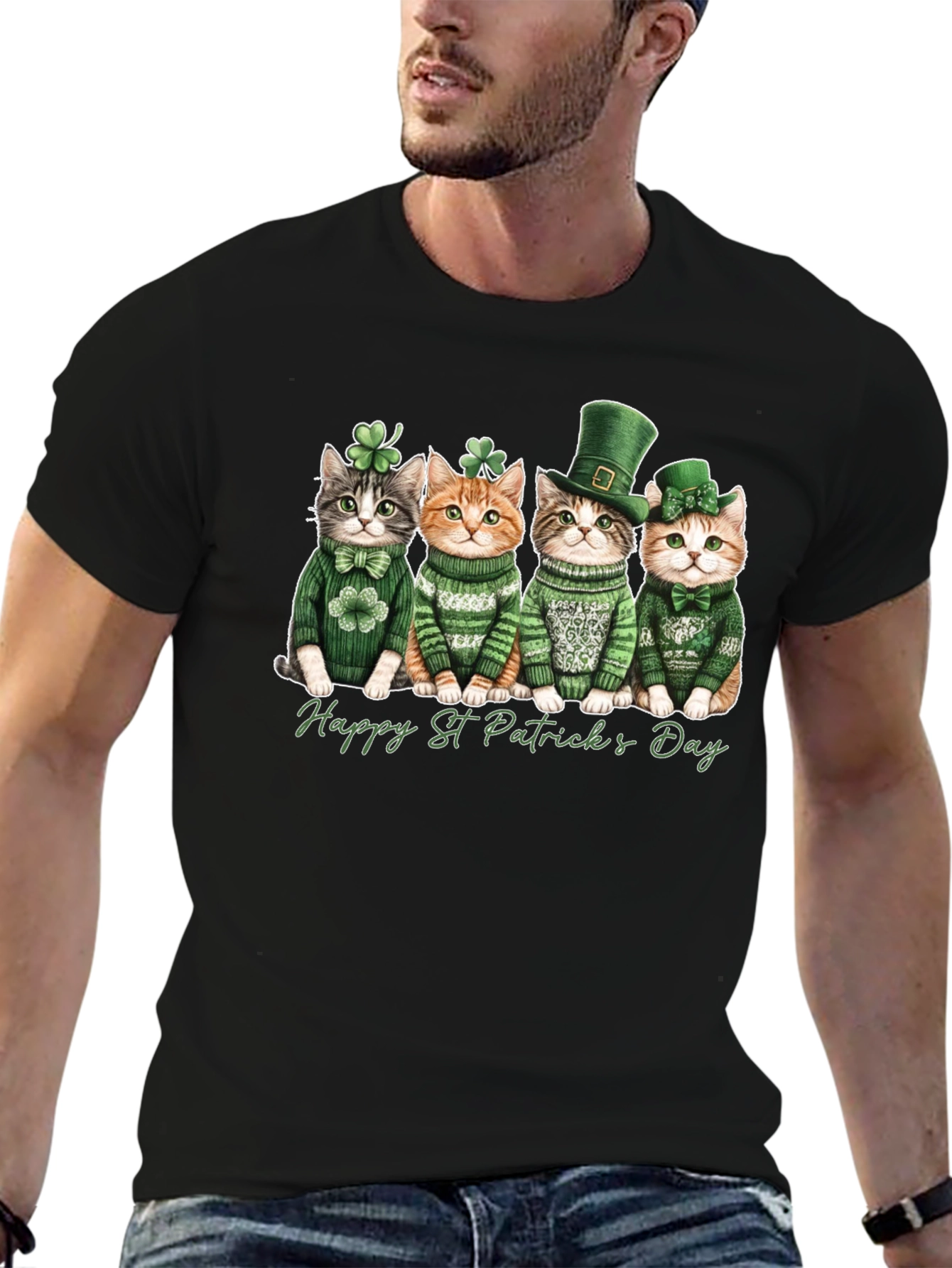 St. Patricks Day Cats T-Shirt