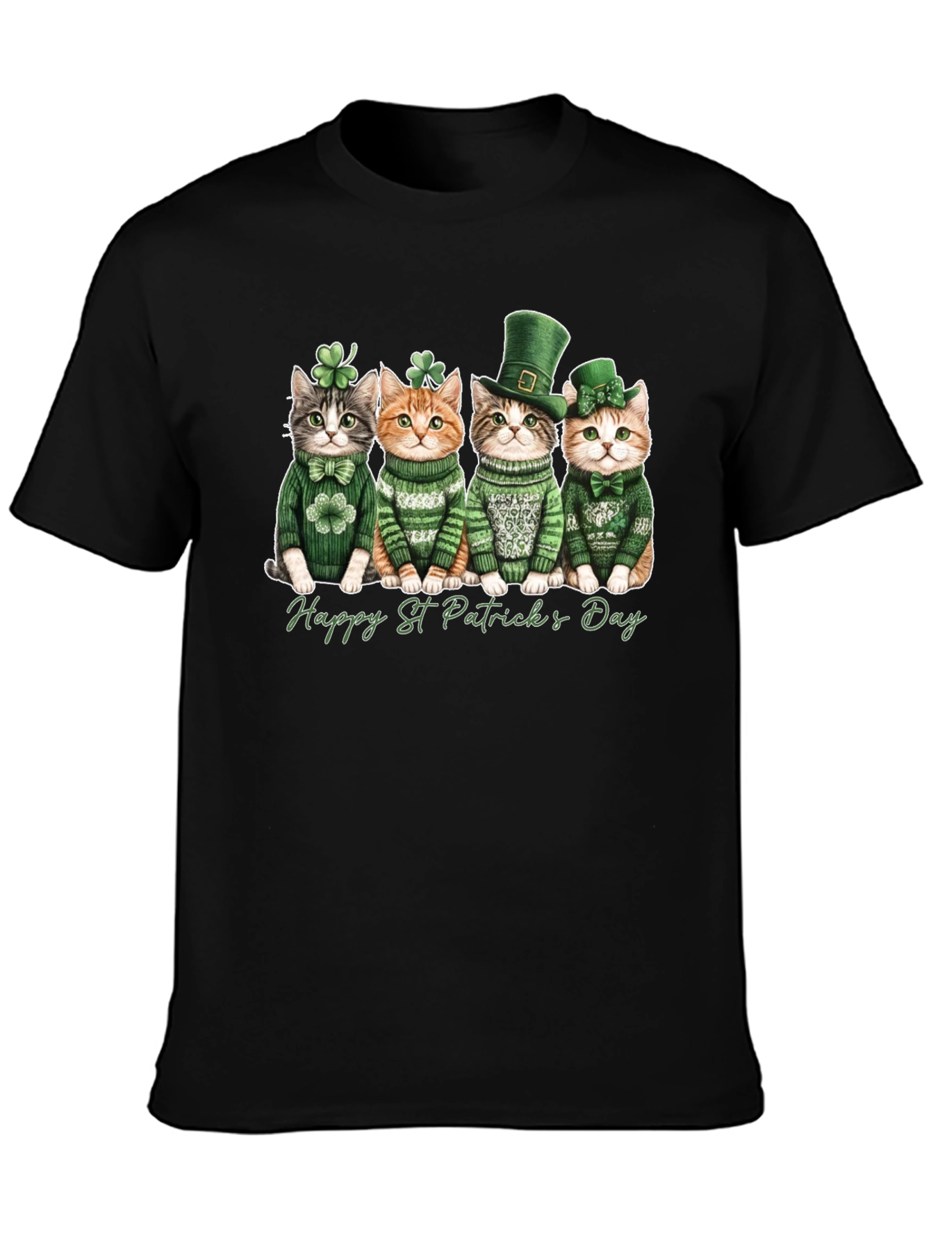 St. Patricks Day Cats T-Shirt