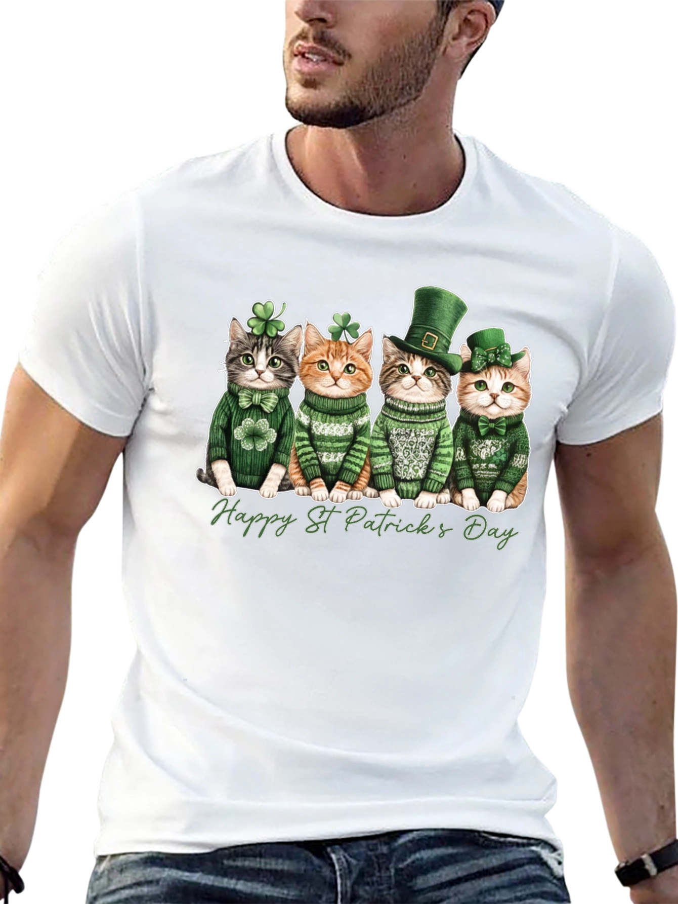 St. Patricks Day Cats T-Shirt
