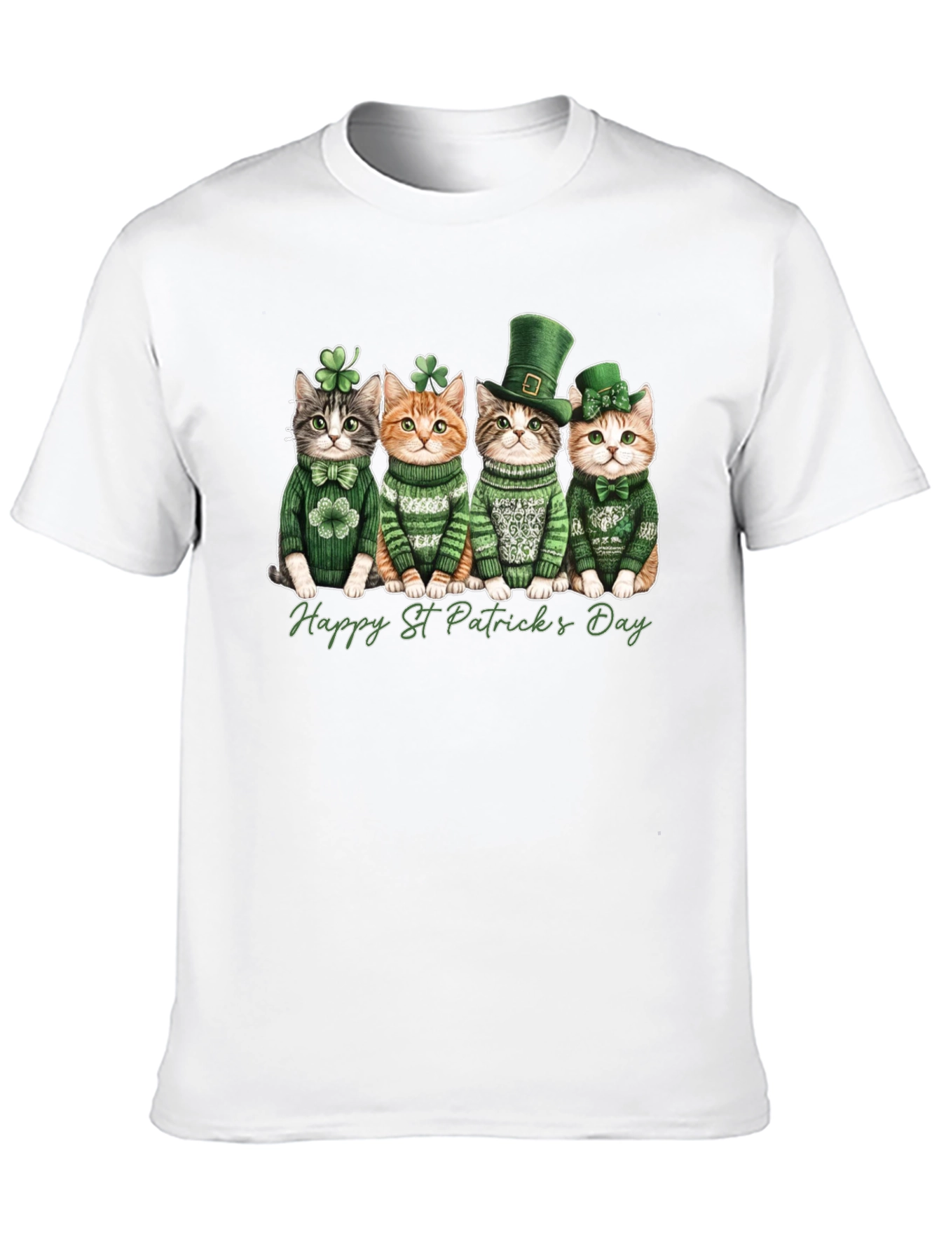 St. Patricks Day Cats T-Shirt