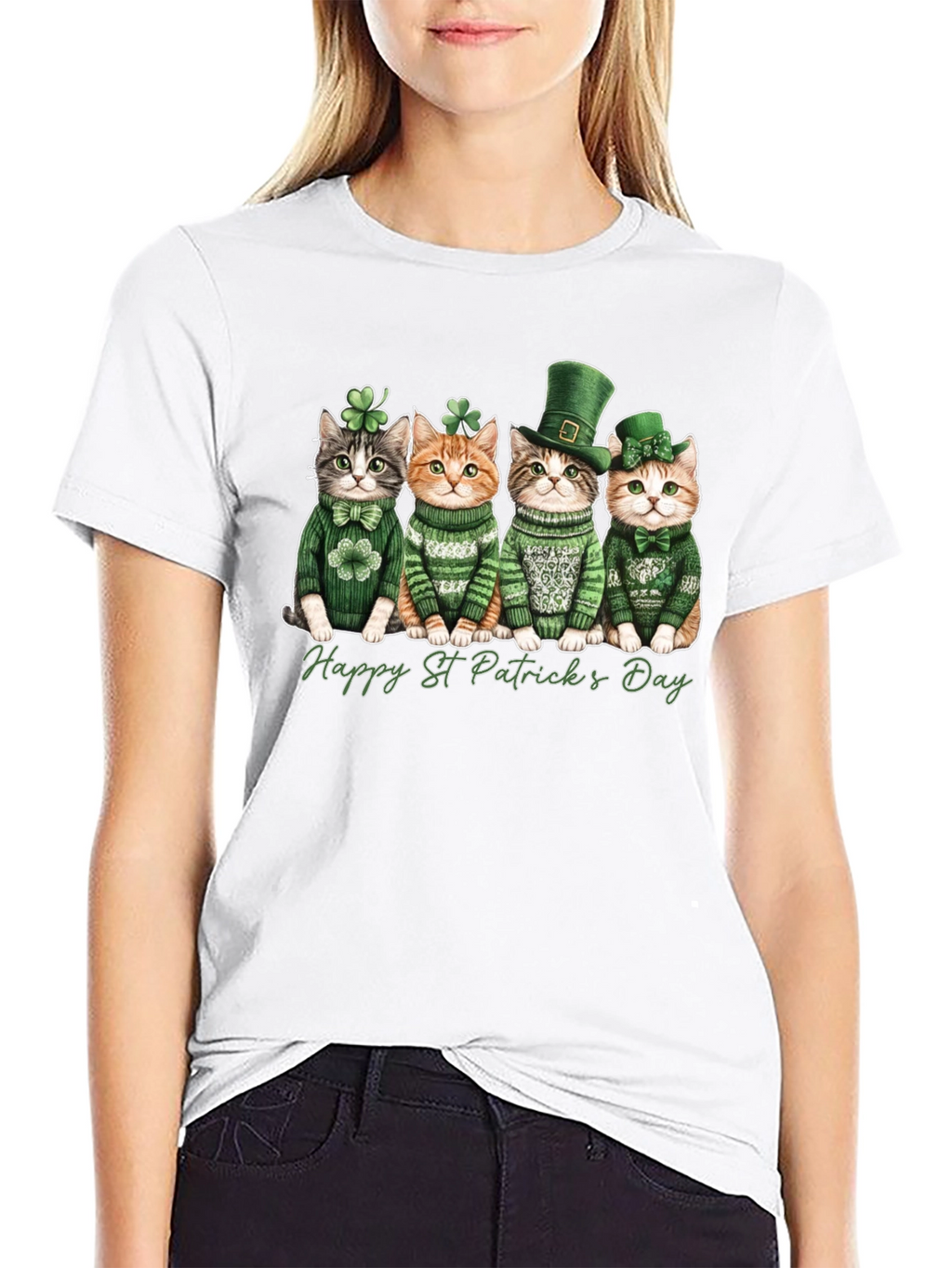 St. Patricks Day Cats T-Shirt