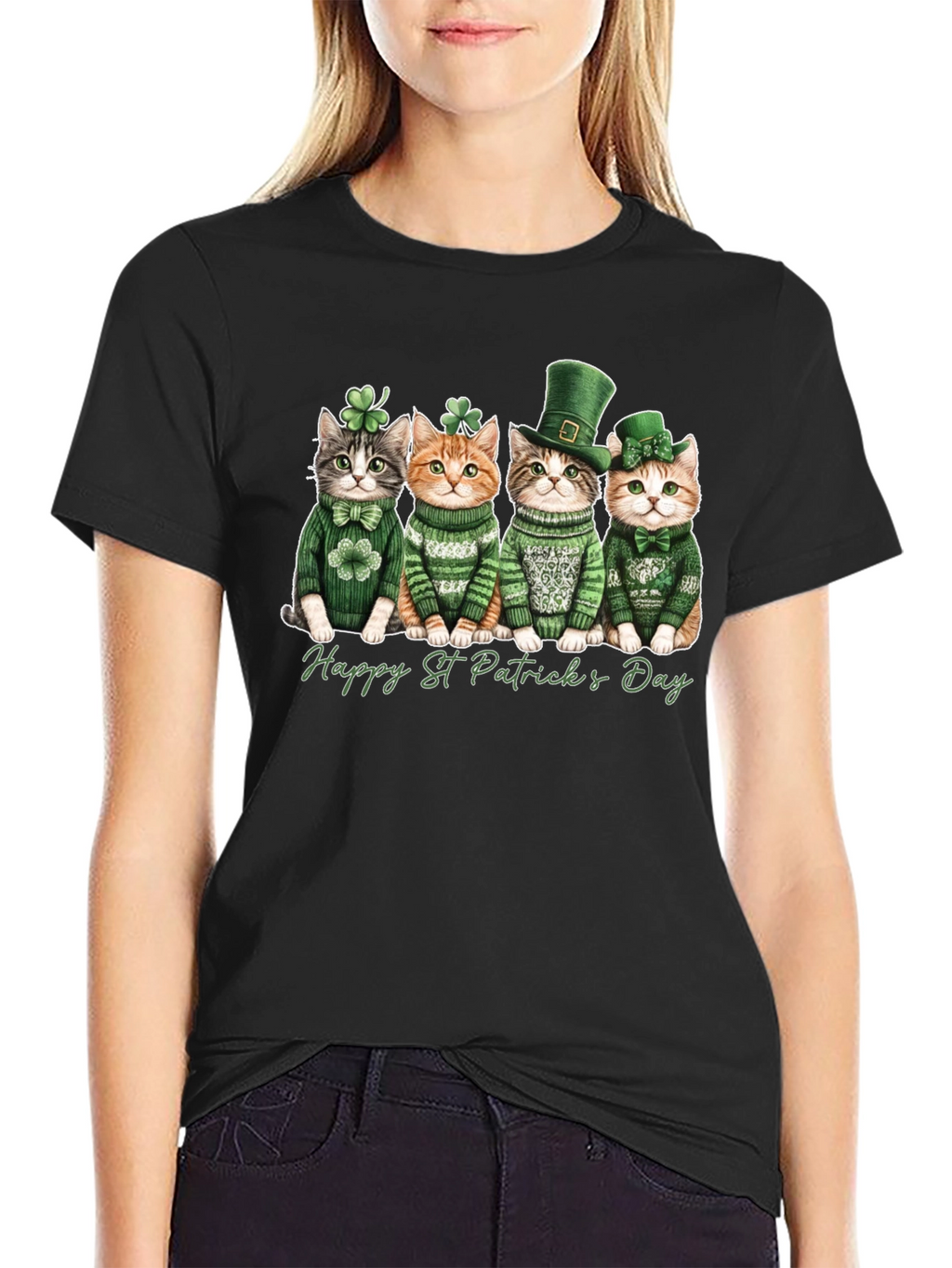St. Patricks Day Cats T-Shirt