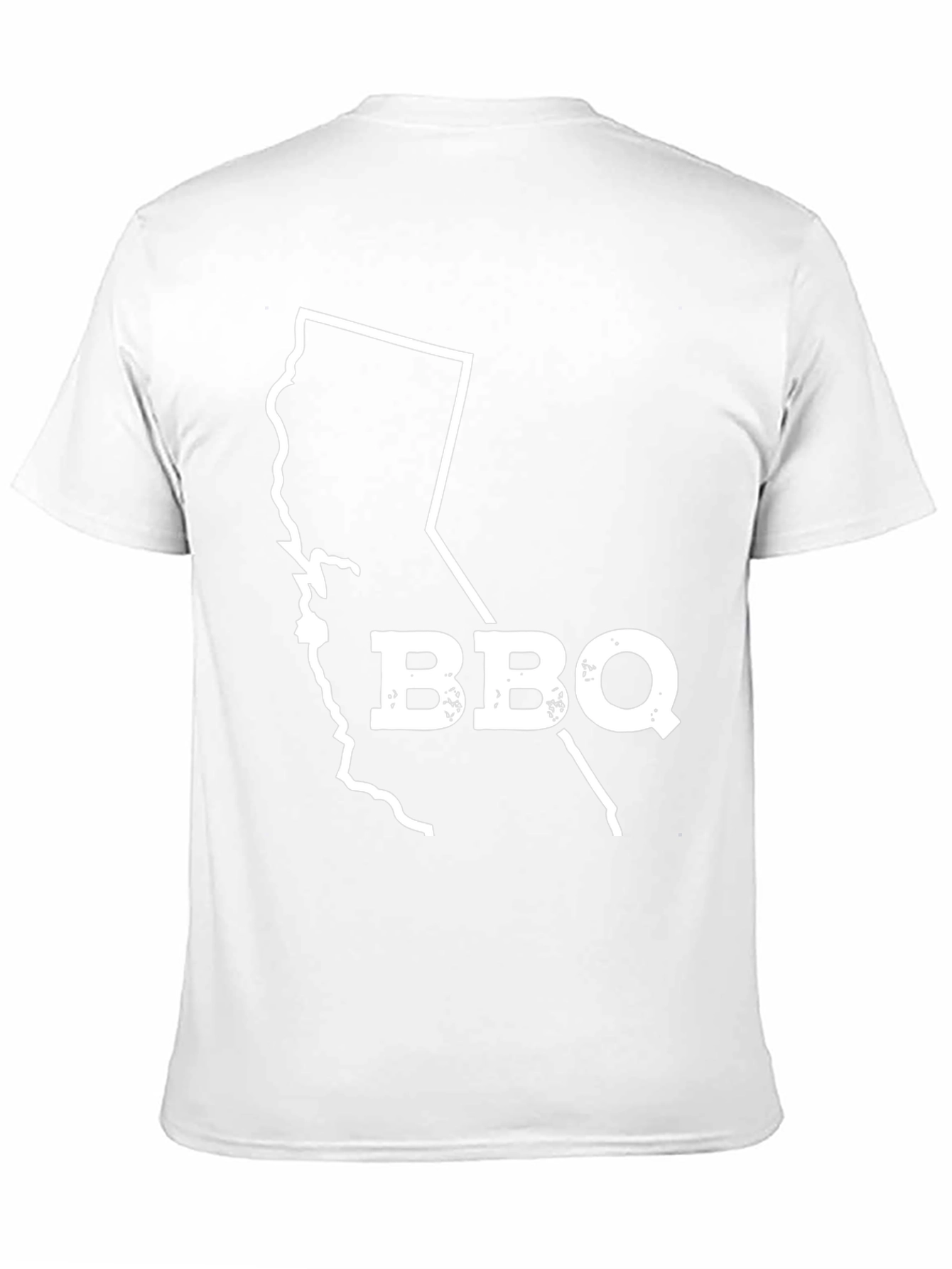 BBQ California State Silhouette Graphic Tee