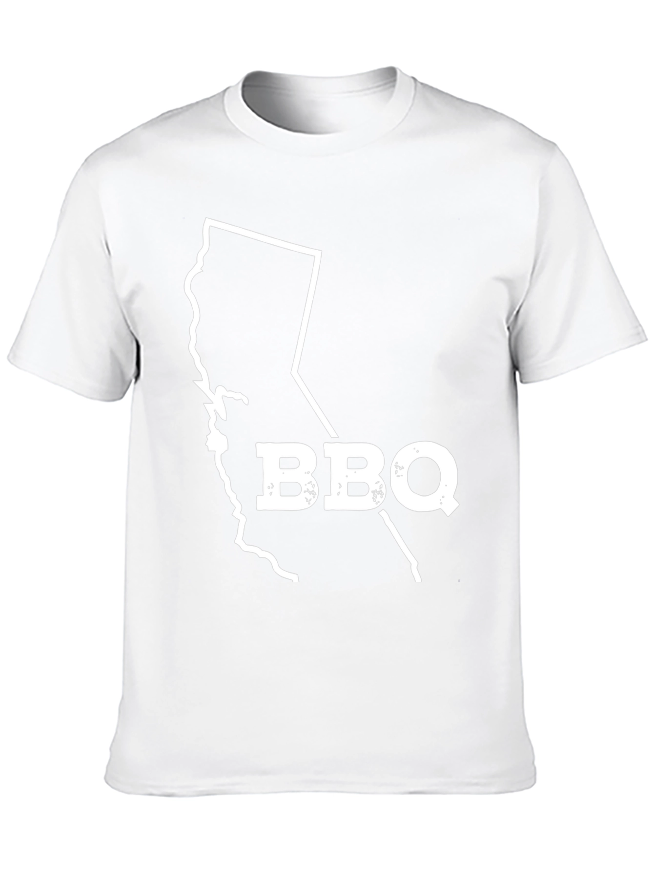 BBQ California State Silhouette Graphic Tee