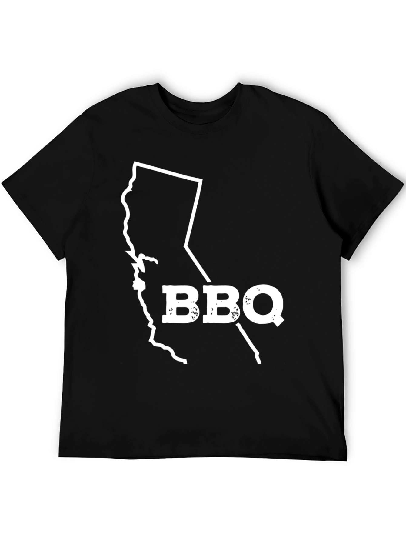BBQ California State Silhouette Graphic Tee