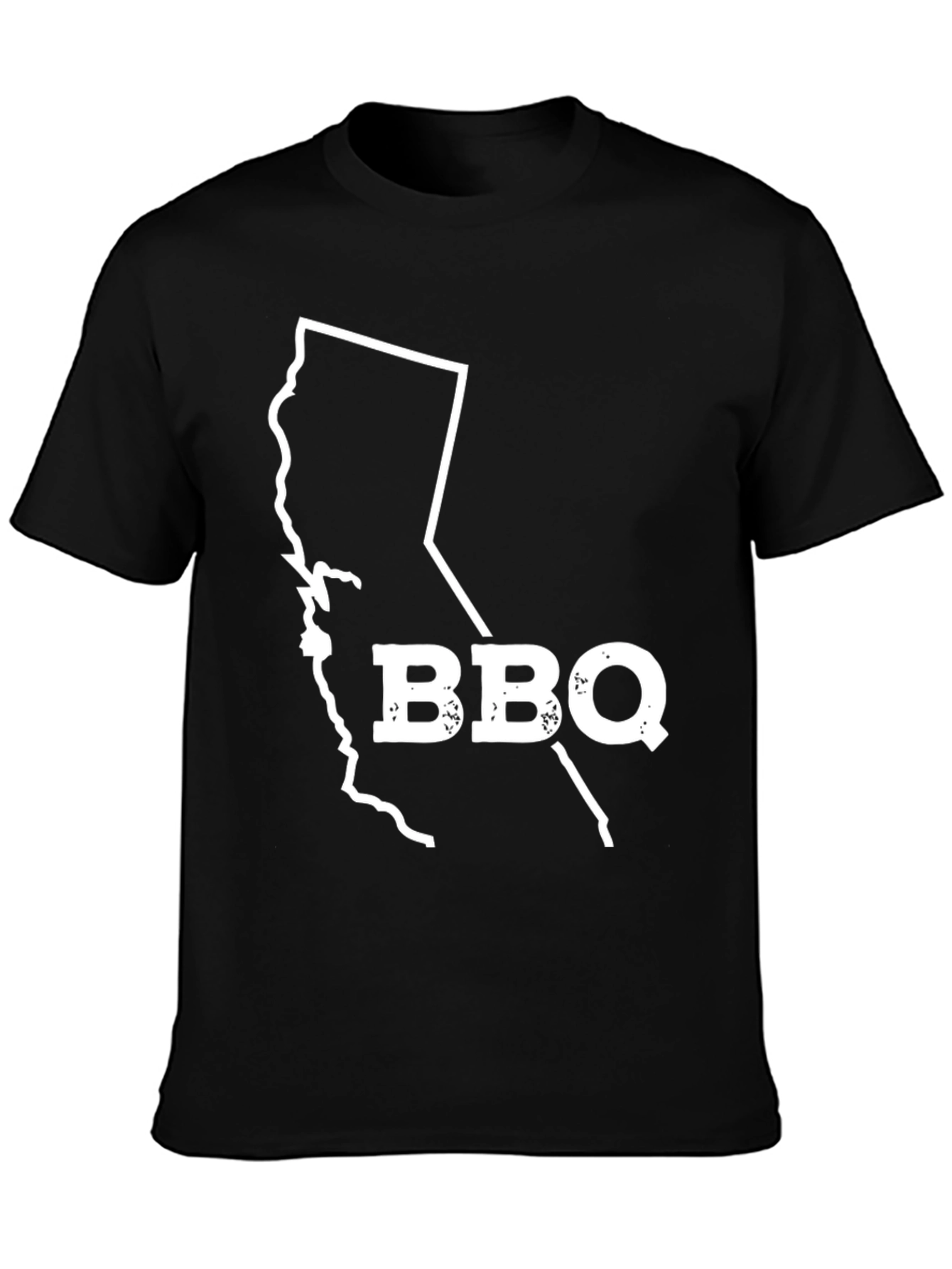 BBQ California State Silhouette Graphic Tee