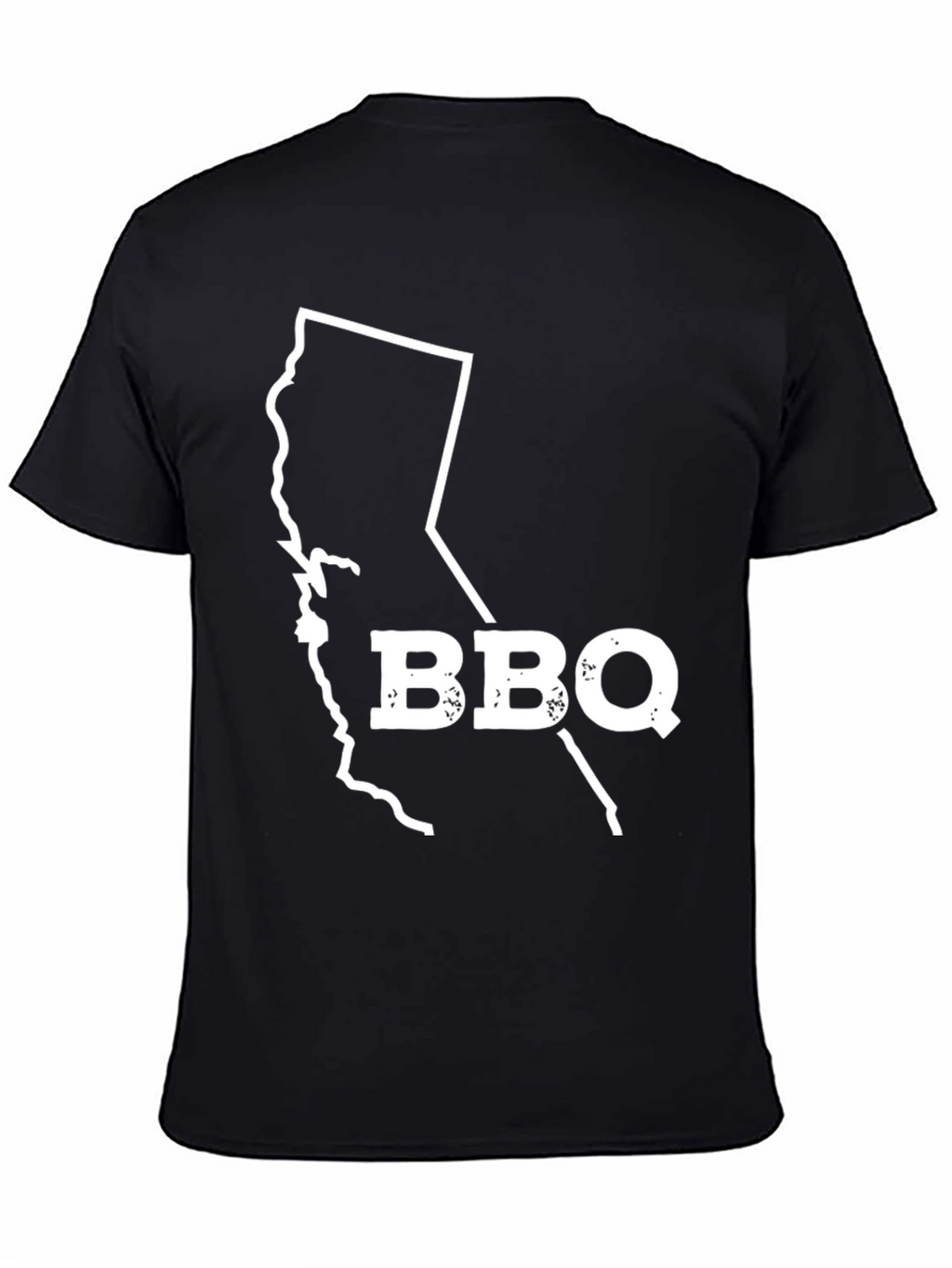 BBQ California State Silhouette Graphic Tee