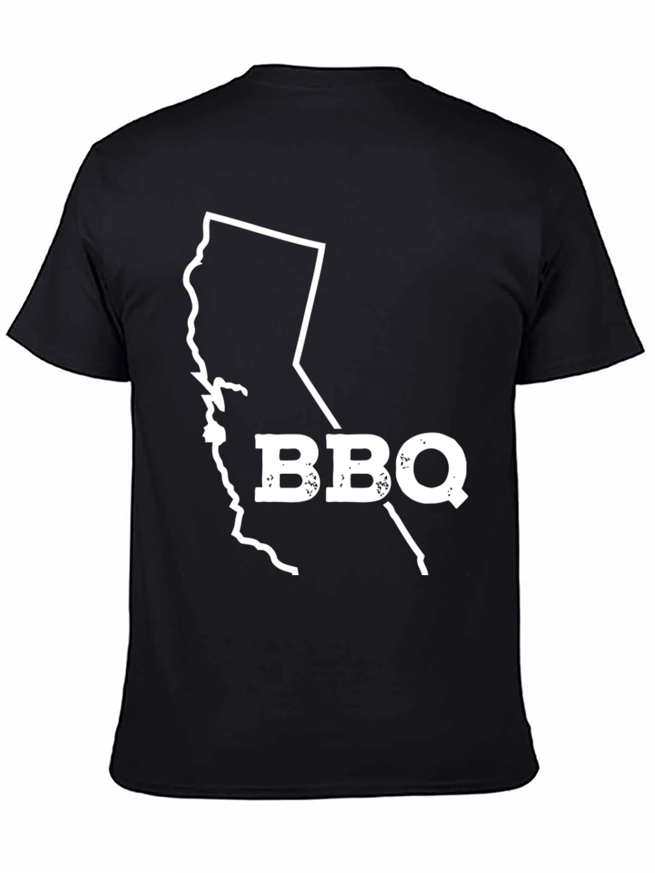 BBQ California State Silhouette Graphic Tee