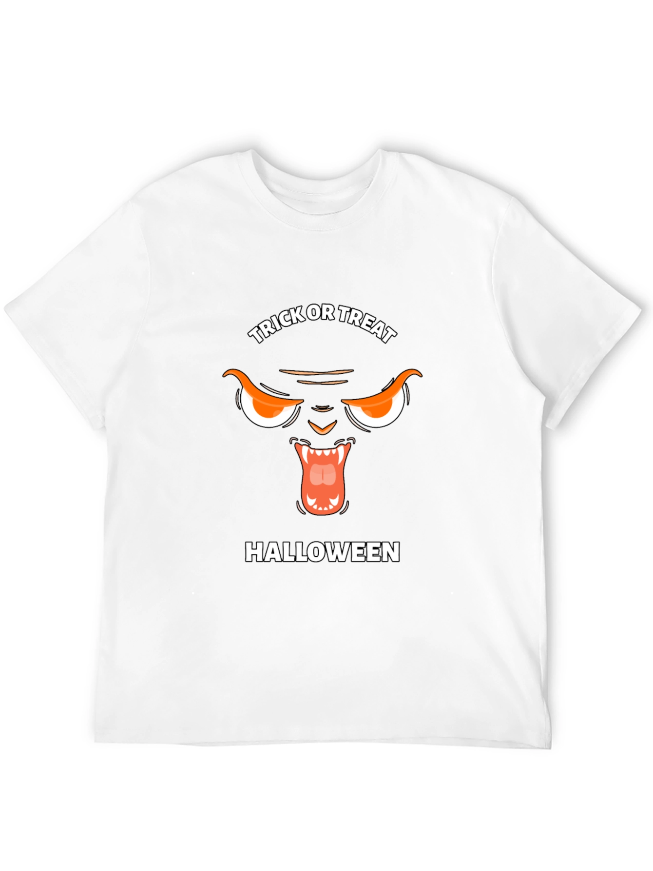 Halloween Trick or Treat Black Cat Graphic Tee