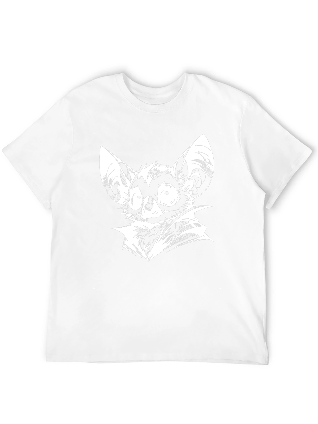 Bat Cartoon Graphic Print T-Shirt