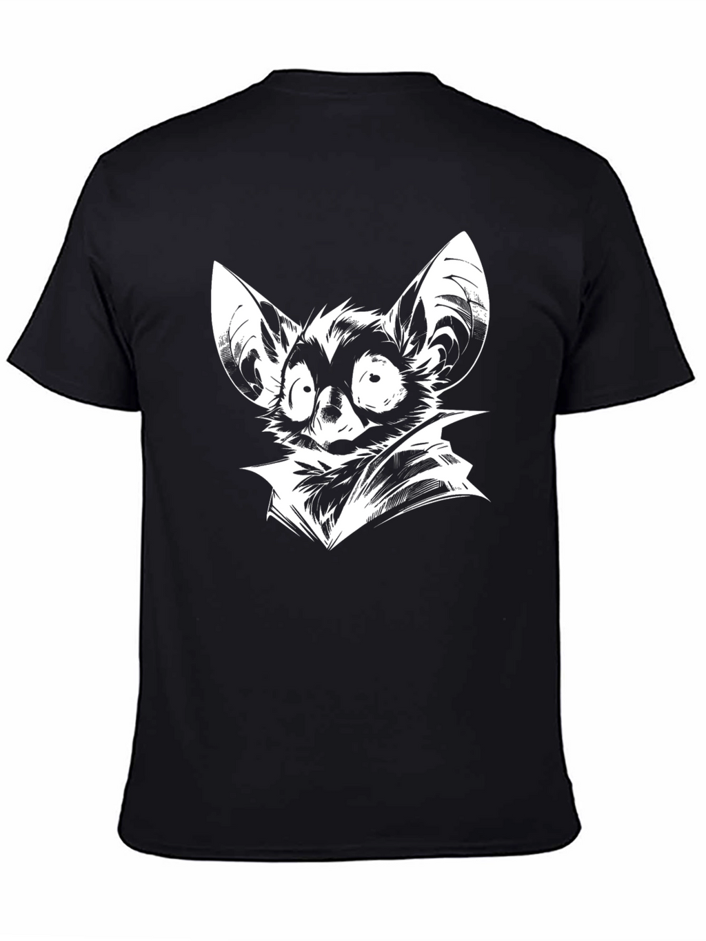Bat Cartoon Graphic Print T-Shirt