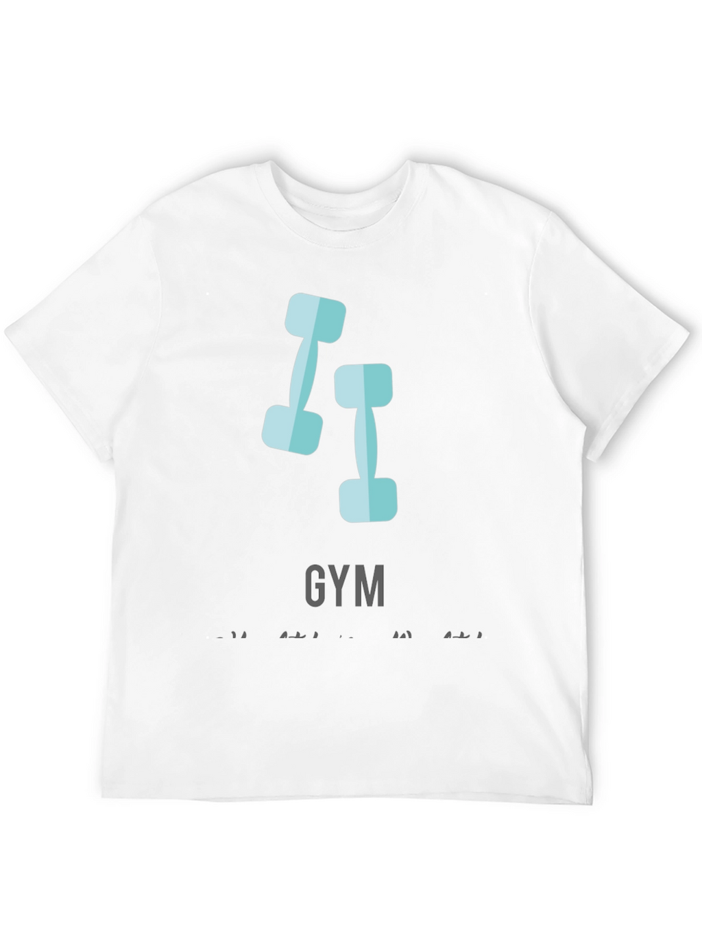 Gym Motivation T-Shirt Black Cotton Tee