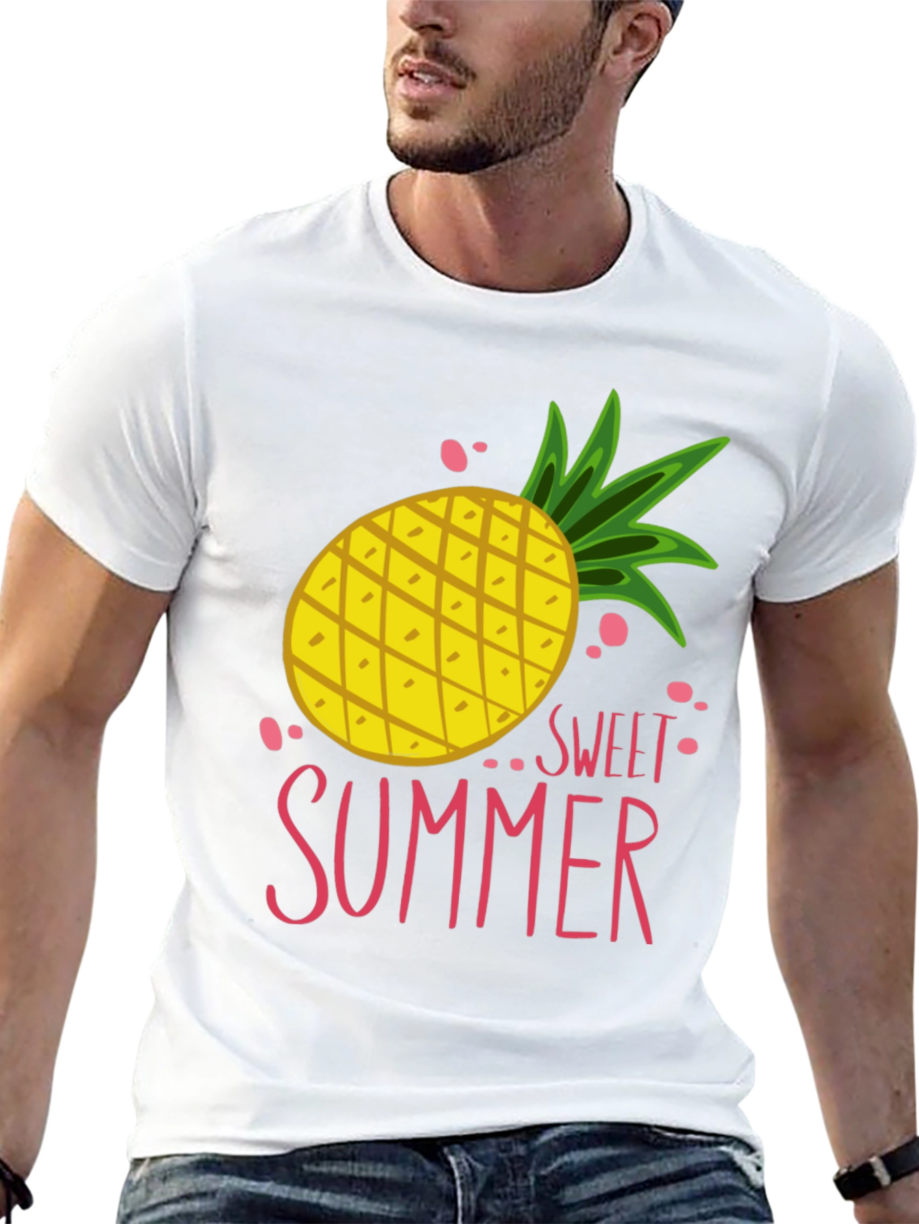 Sweet Summer Pineapple Graphic Tee