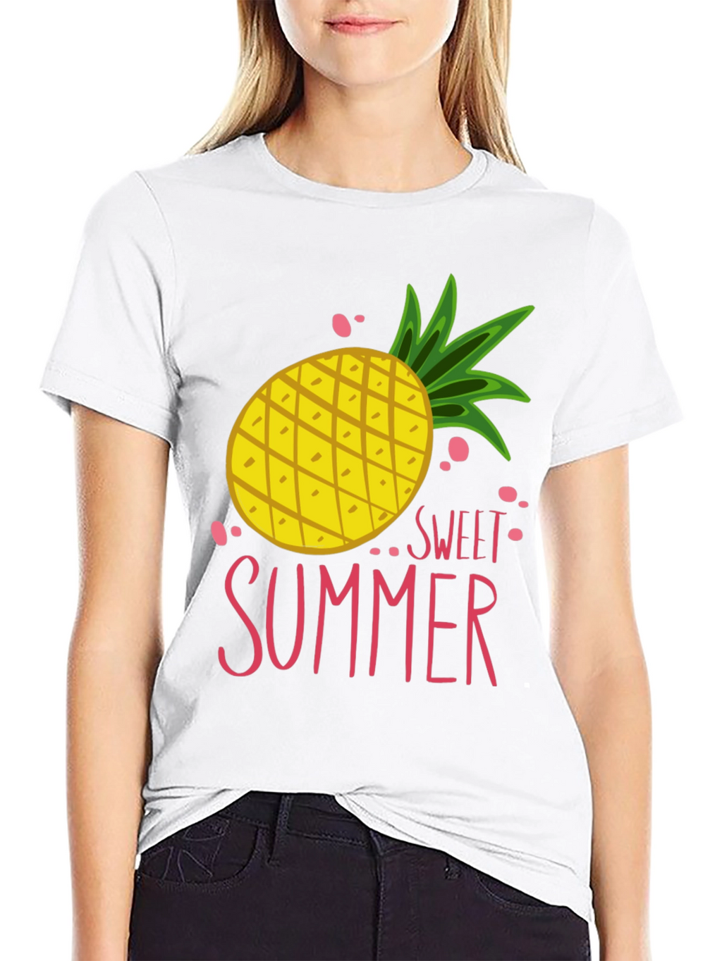 Sweet Summer Pineapple Graphic Tee