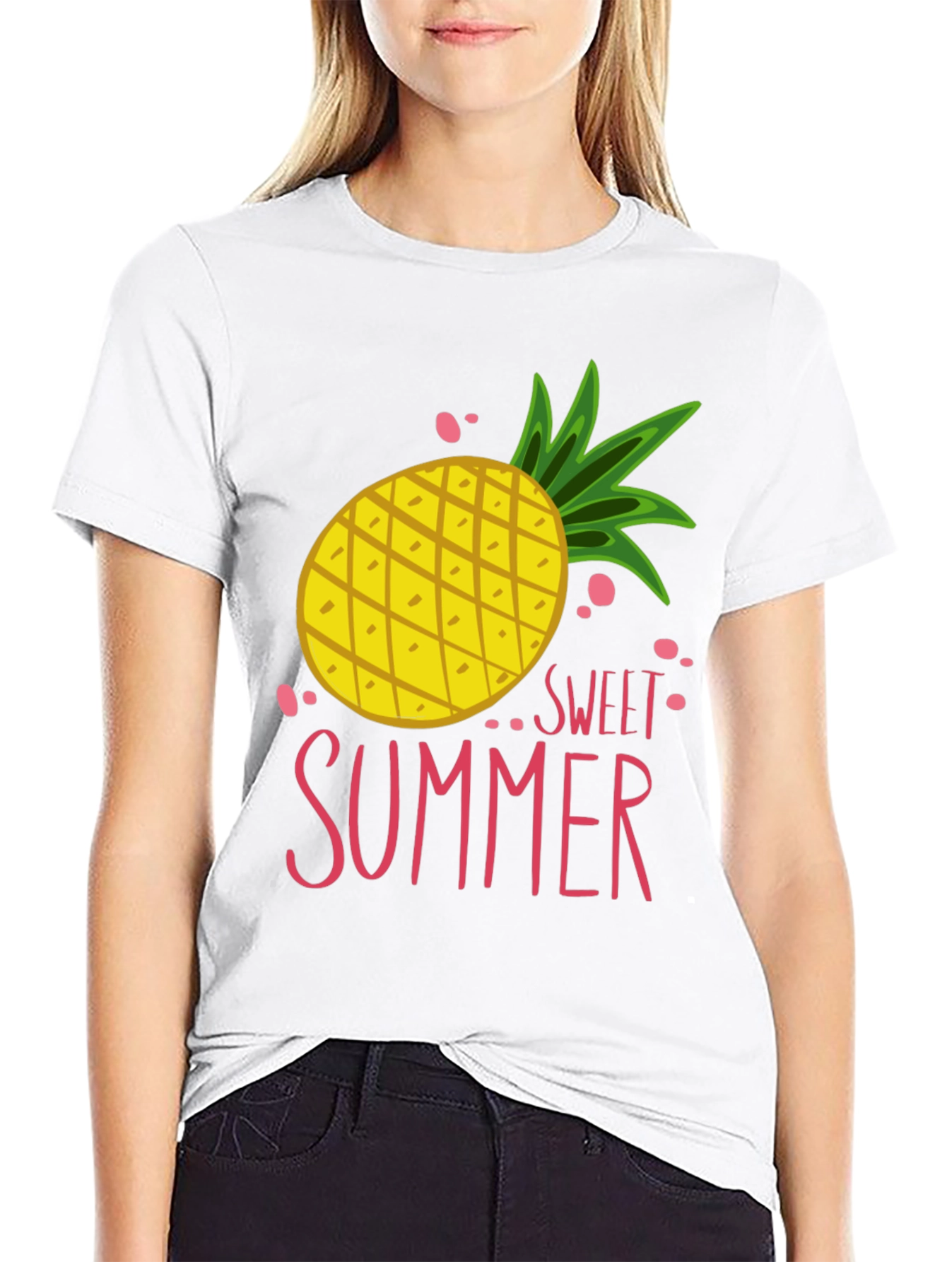 Sweet Summer Pineapple Graphic Tee