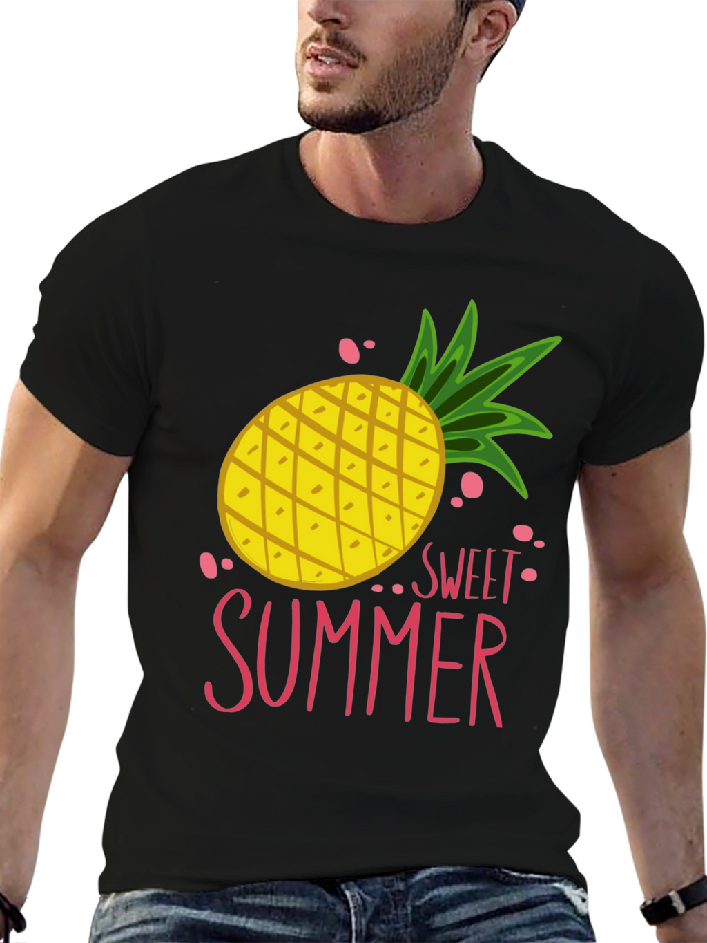 Sweet Summer Pineapple Graphic Tee