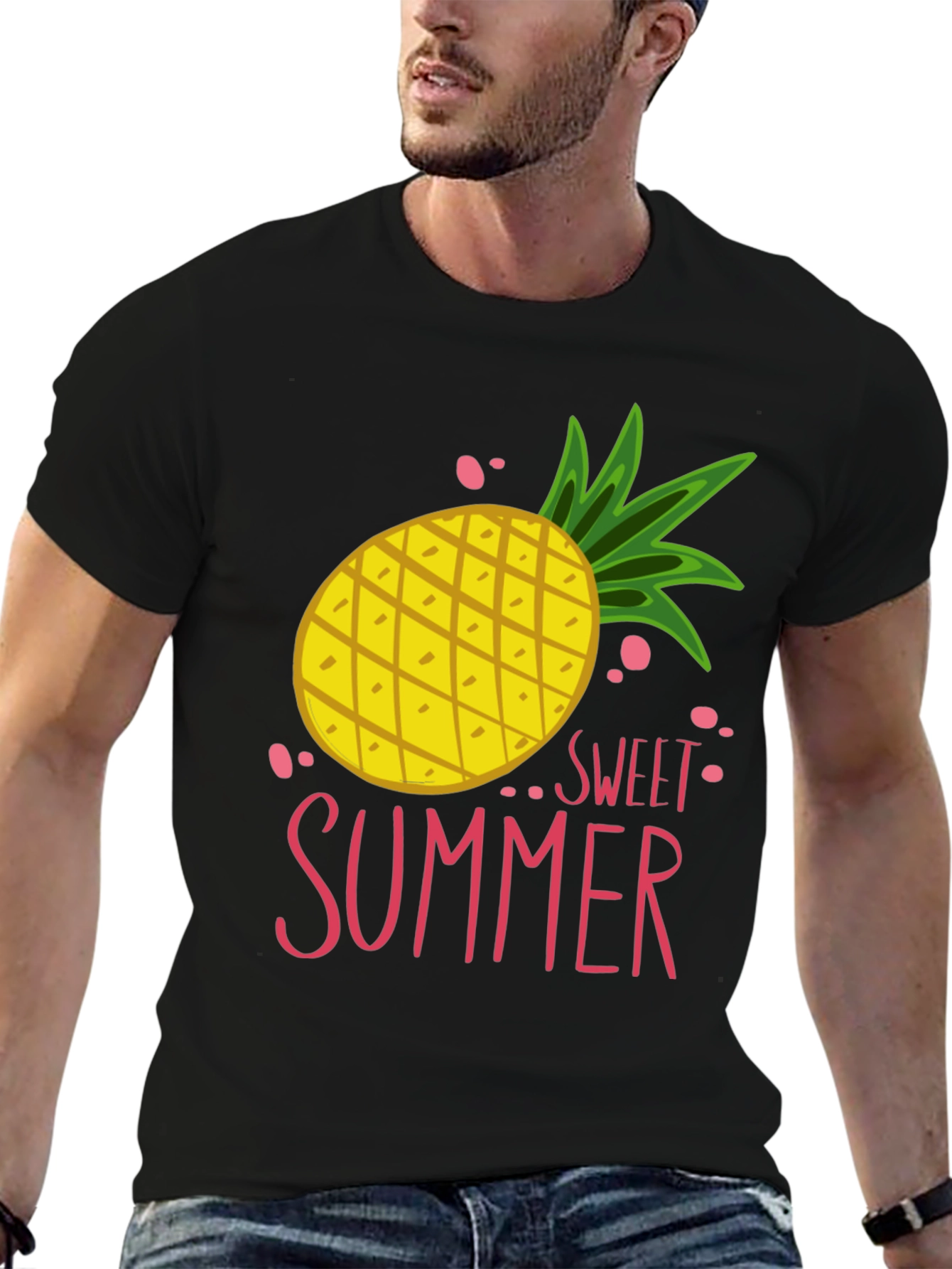 Sweet Summer Pineapple Graphic Tee
