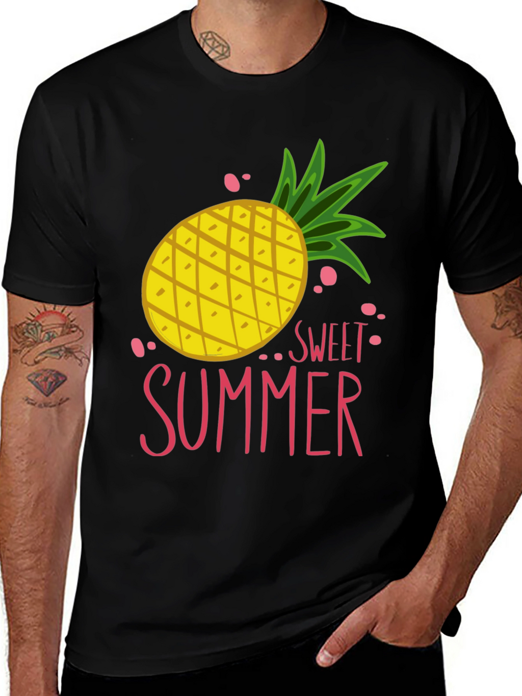 Sweet Summer Pineapple Graphic Tee