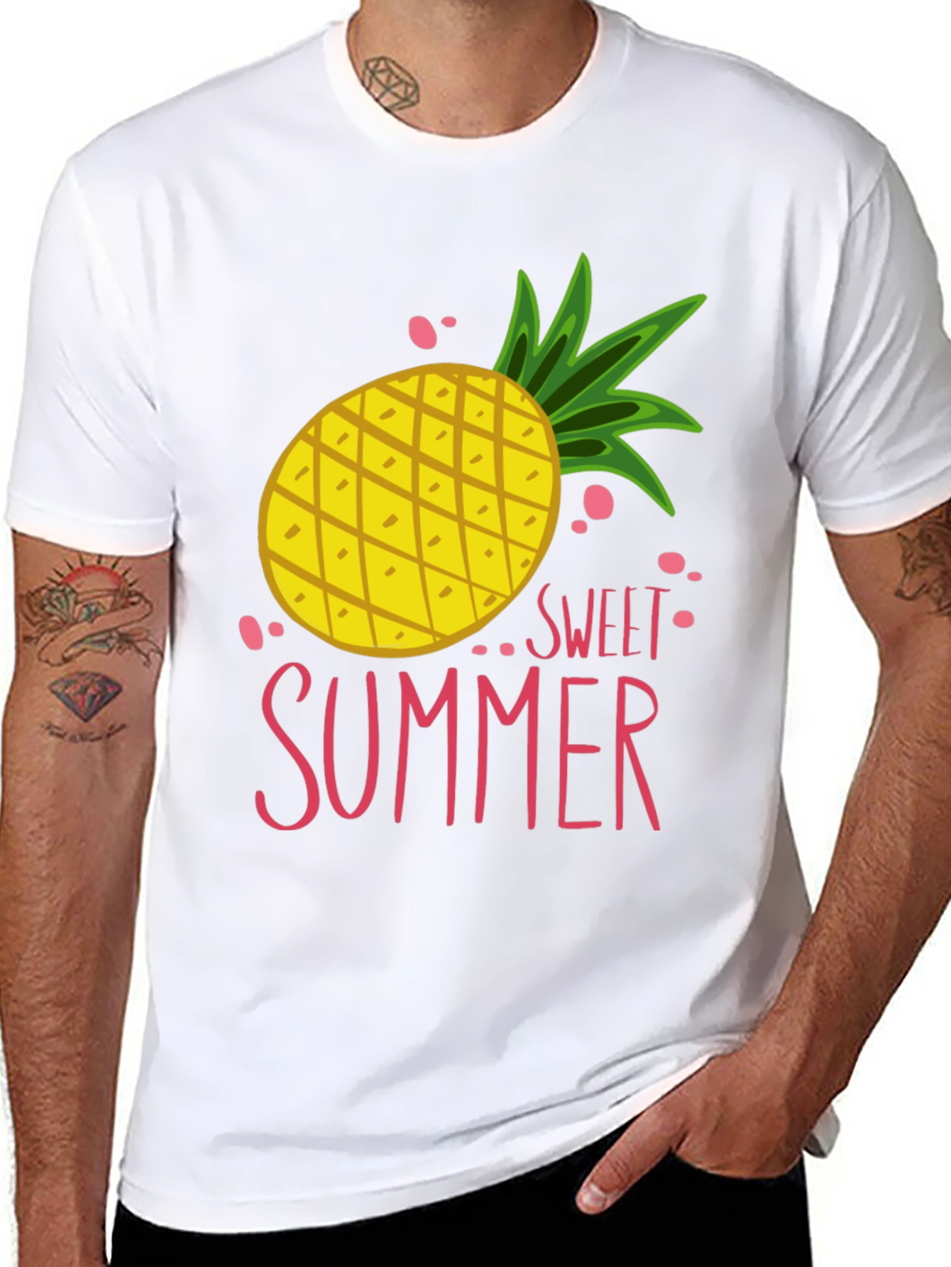 Sweet Summer Pineapple Graphic Tee