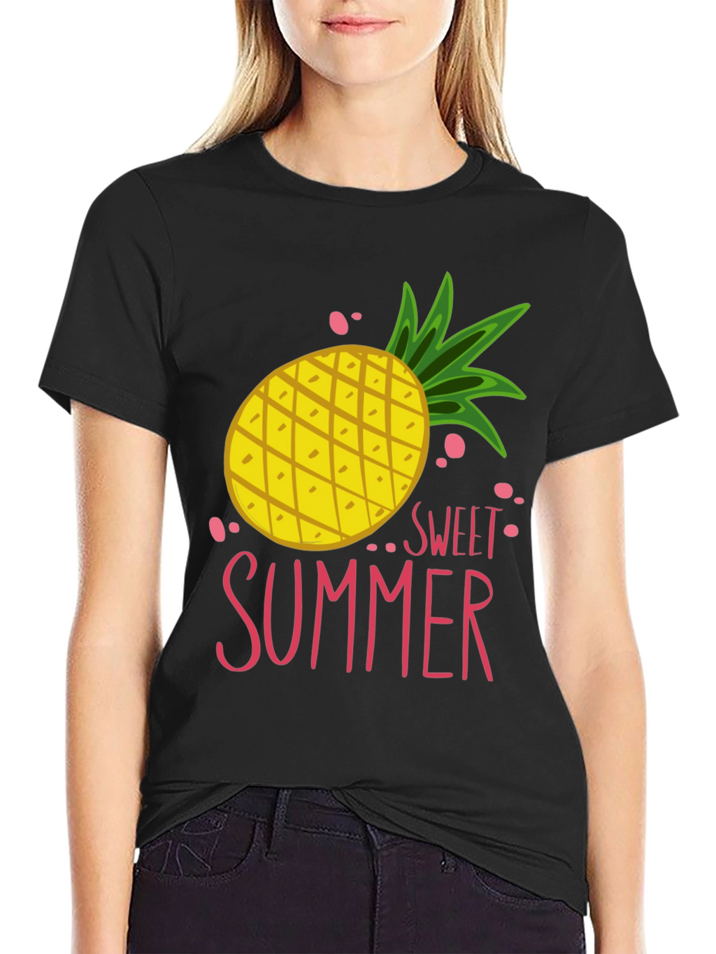 Sweet Summer Pineapple Graphic Tee