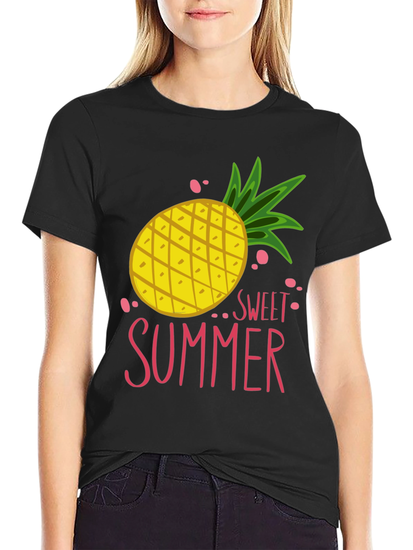 Sweet Summer Pineapple Graphic Tee