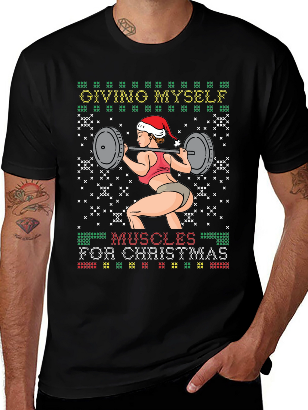 Muscles for Christmas T-Shirt