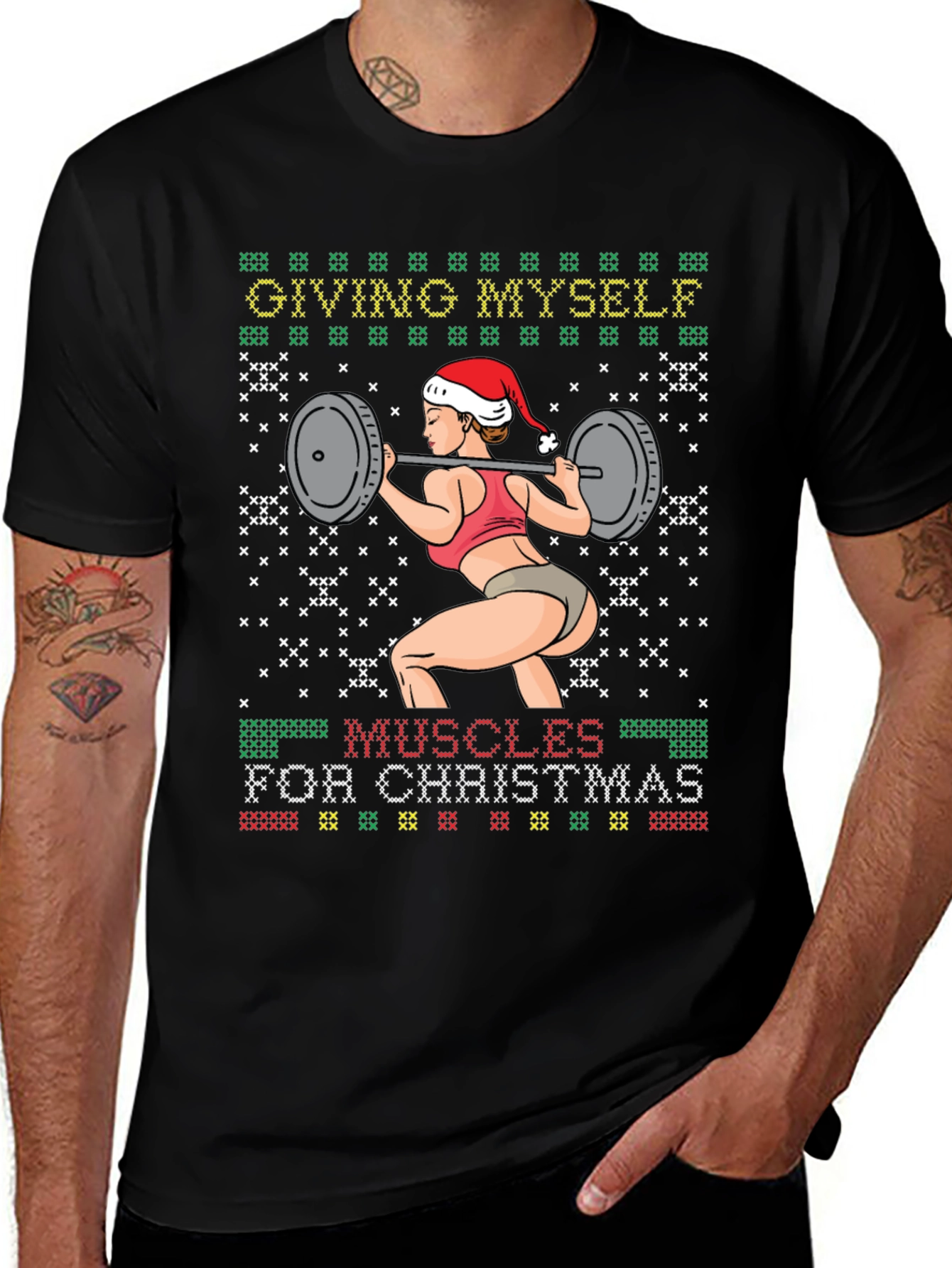 Muscles for Christmas T-Shirt