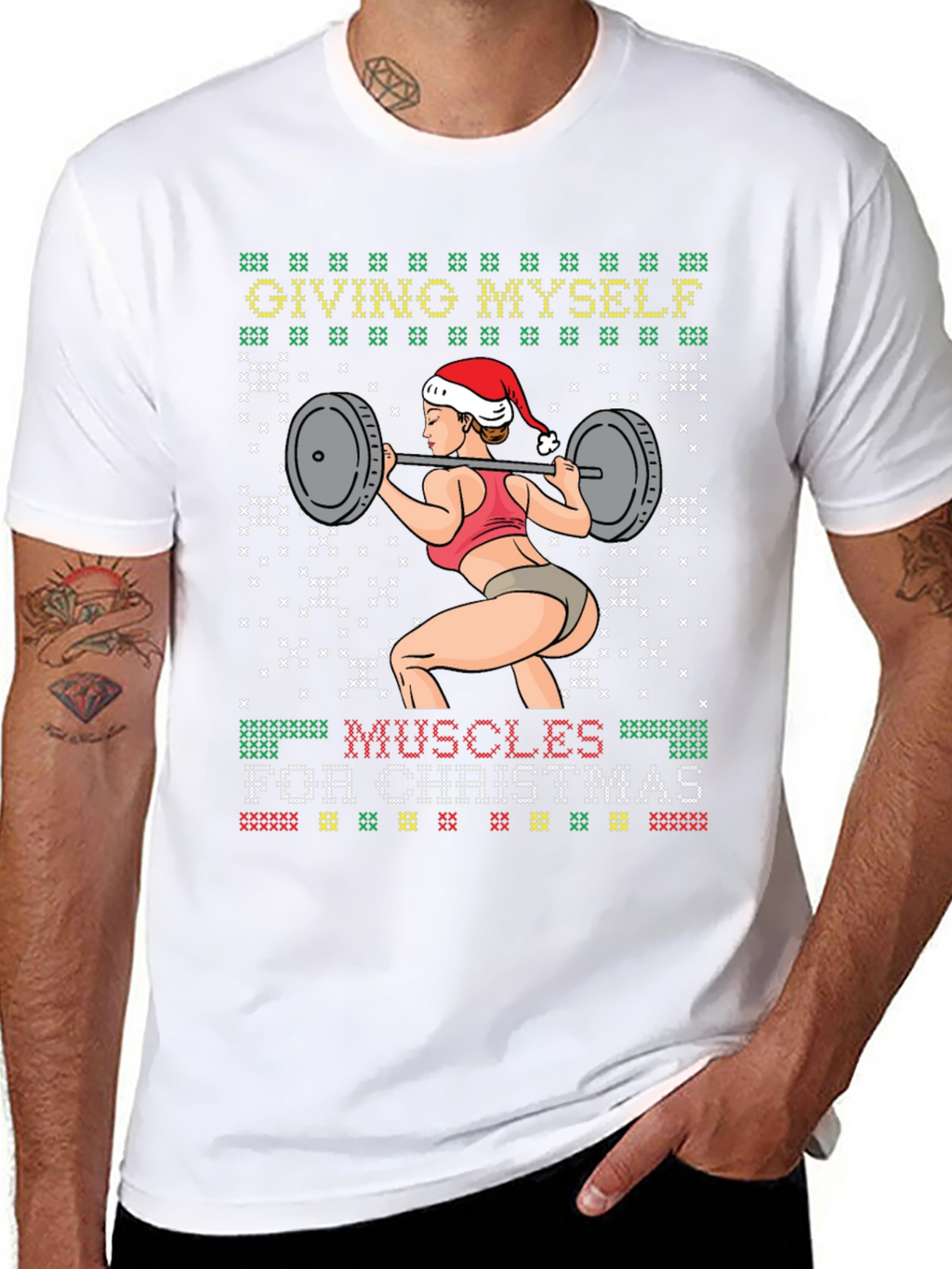 Muscles for Christmas T-Shirt