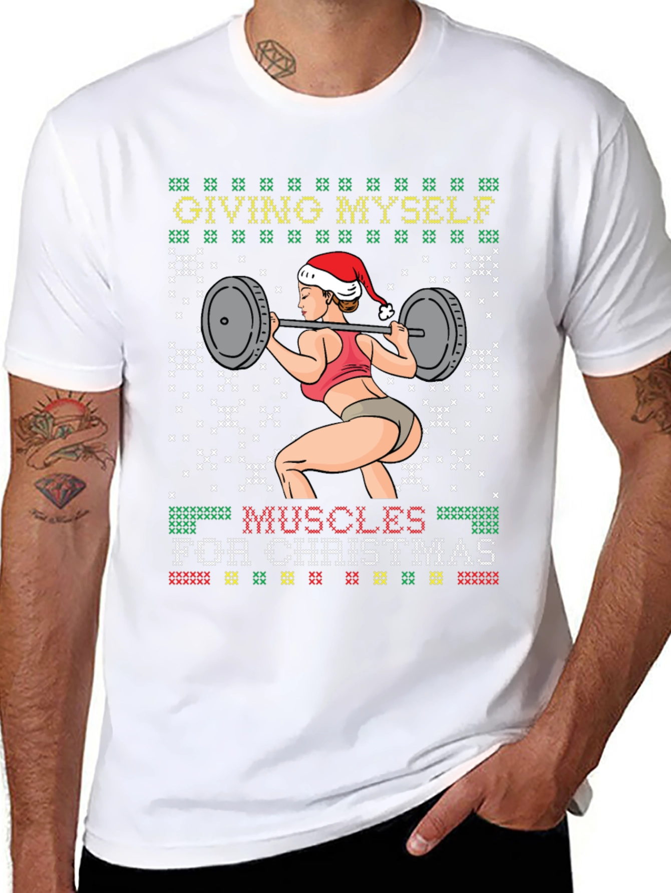 Muscles for Christmas T-Shirt