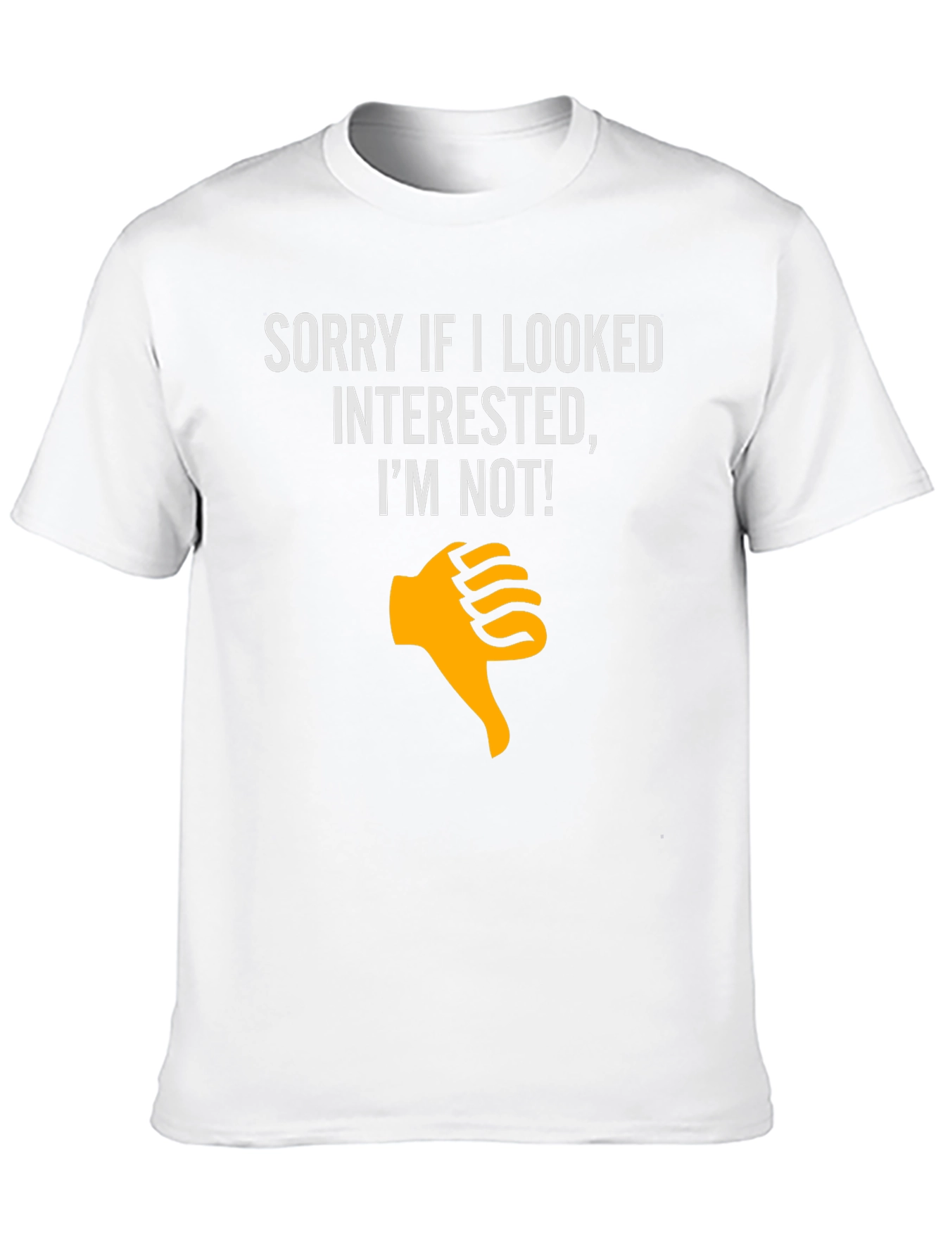 Funny Not Interested T-Shirt